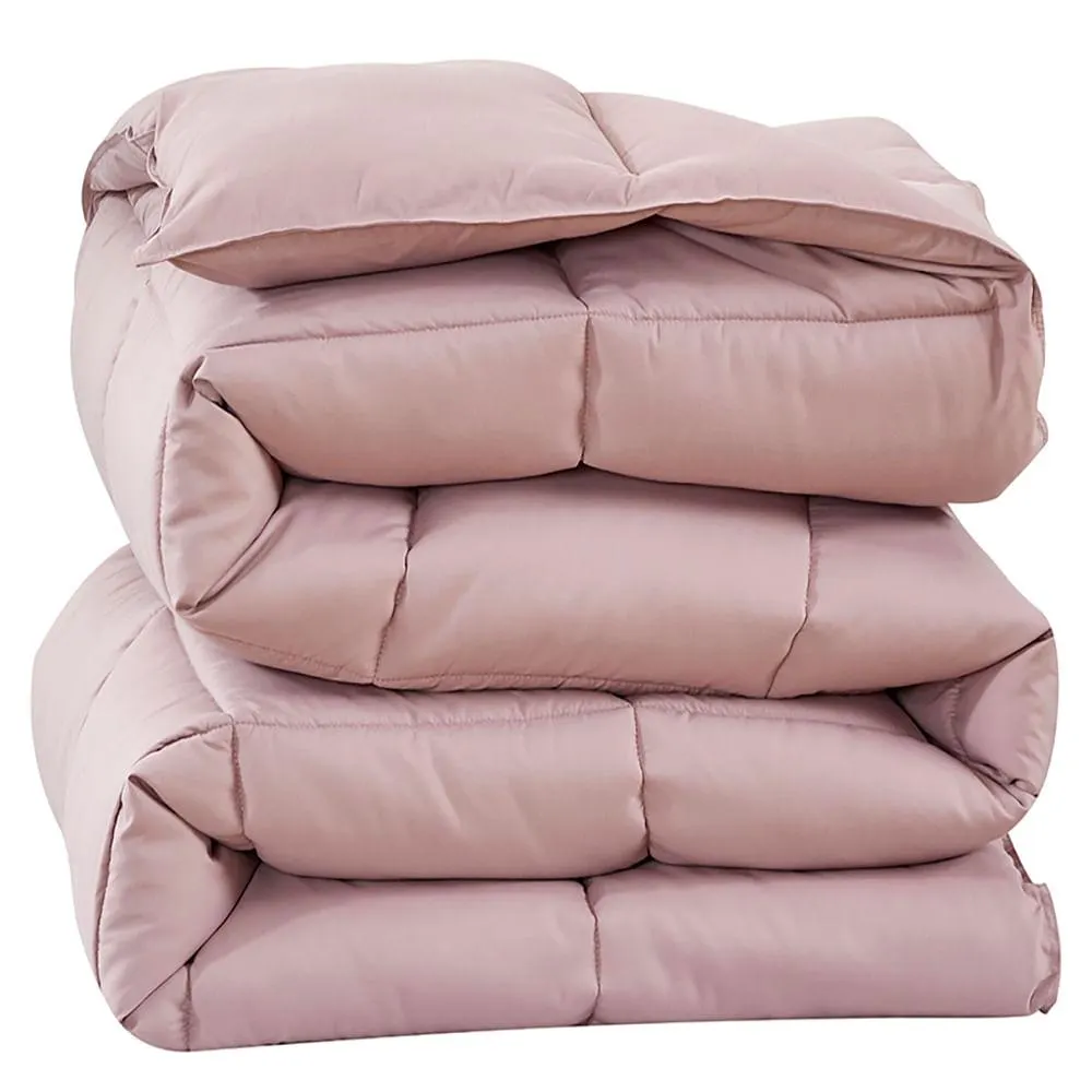 Edredom Queen Ecopluma Poliéster Rose 240x260cm 118054933591 - Camesa