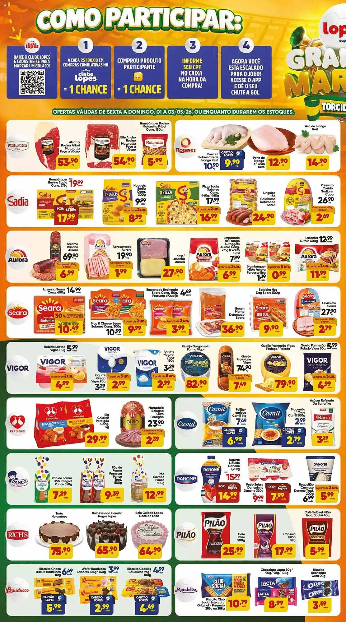 Encarte de Folheto Lopes Supermercados 1 de maio até 3 de maio 2026 - Pagina 2
