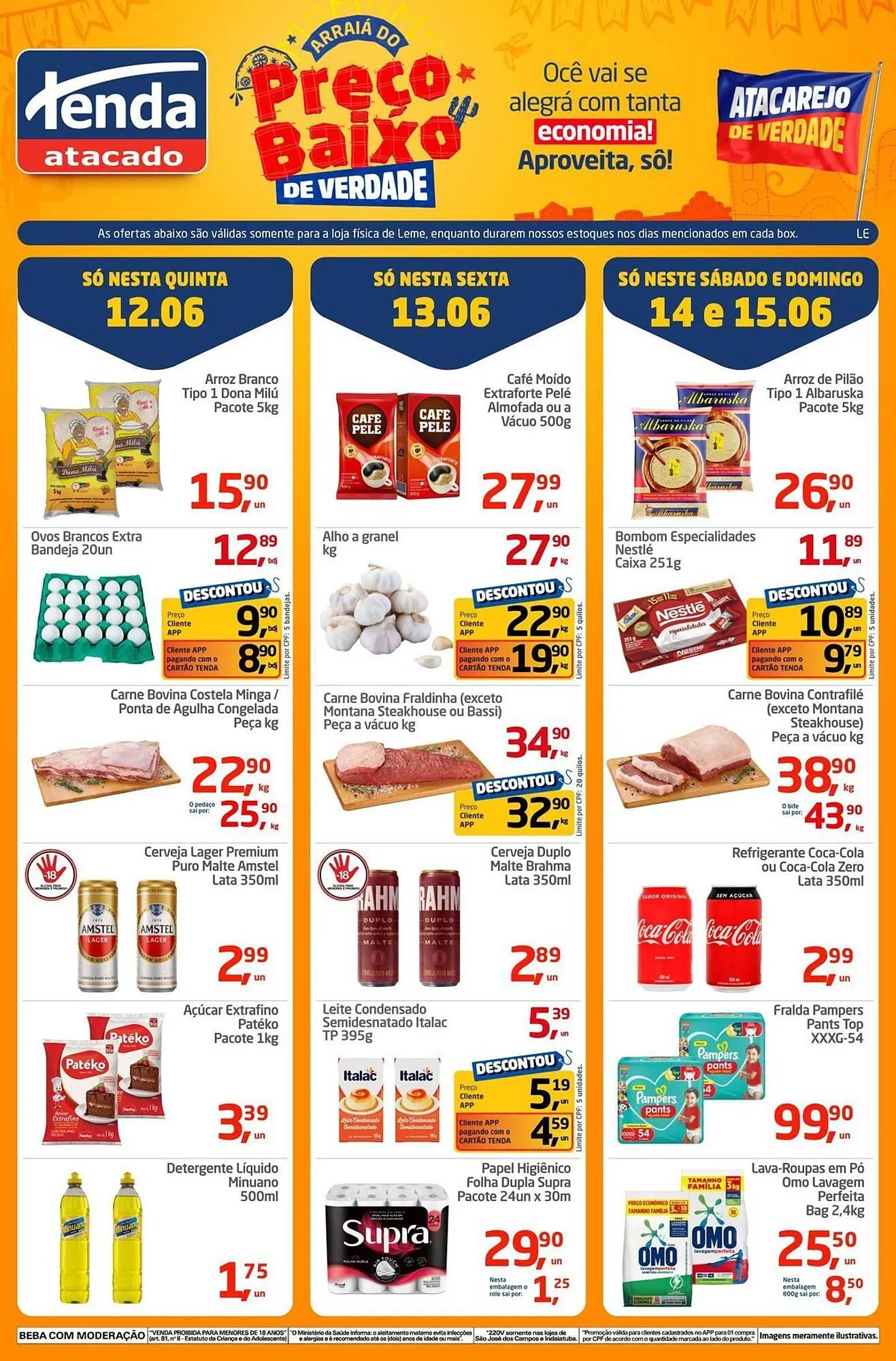 Encarte de Catálogo Tenda Atacado 12 de junho até 15 de junho 2025 - Pagina 1