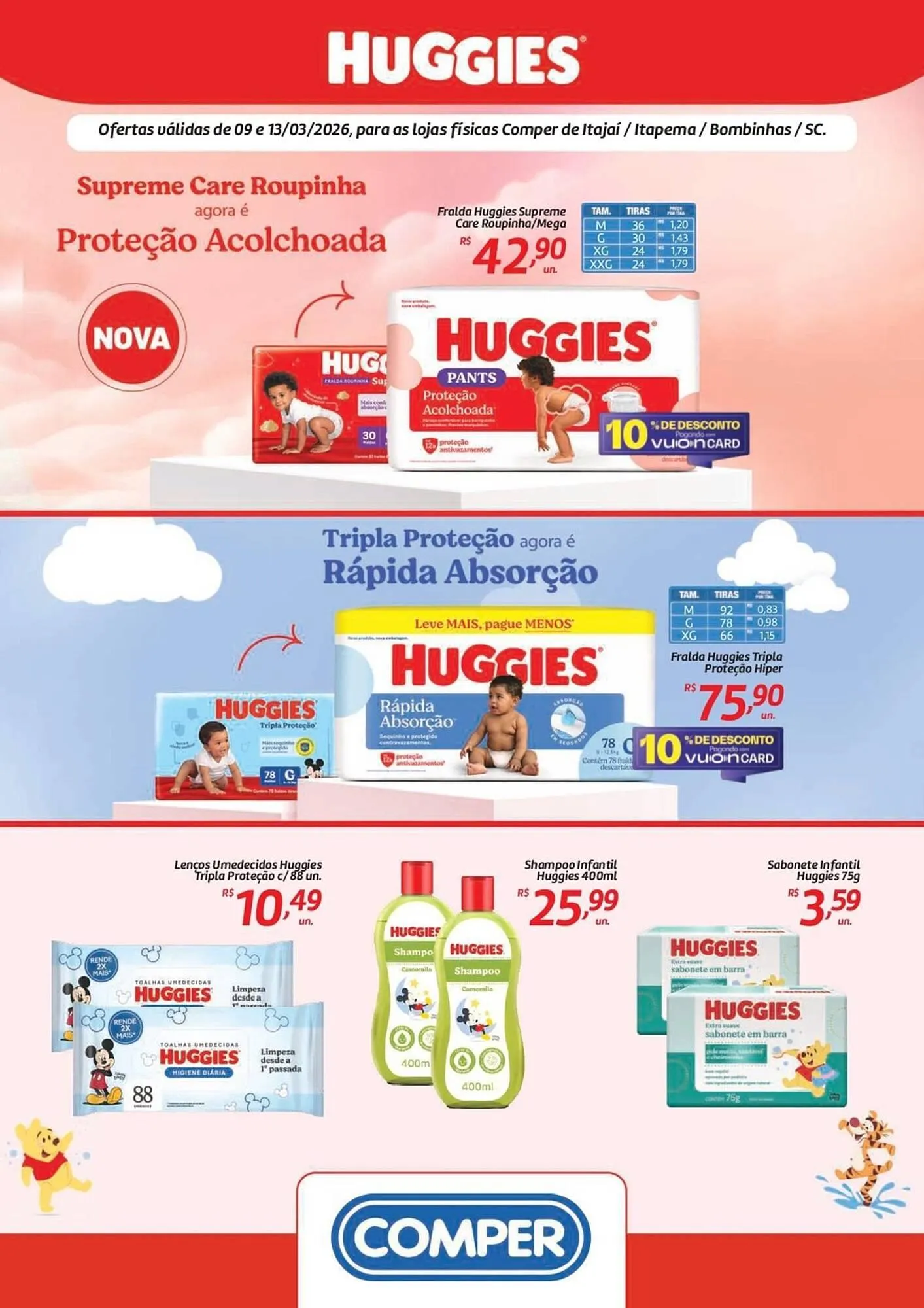 Encarte de Folheto Comper 9 de março até 13 de março 2026 - Pagina 1