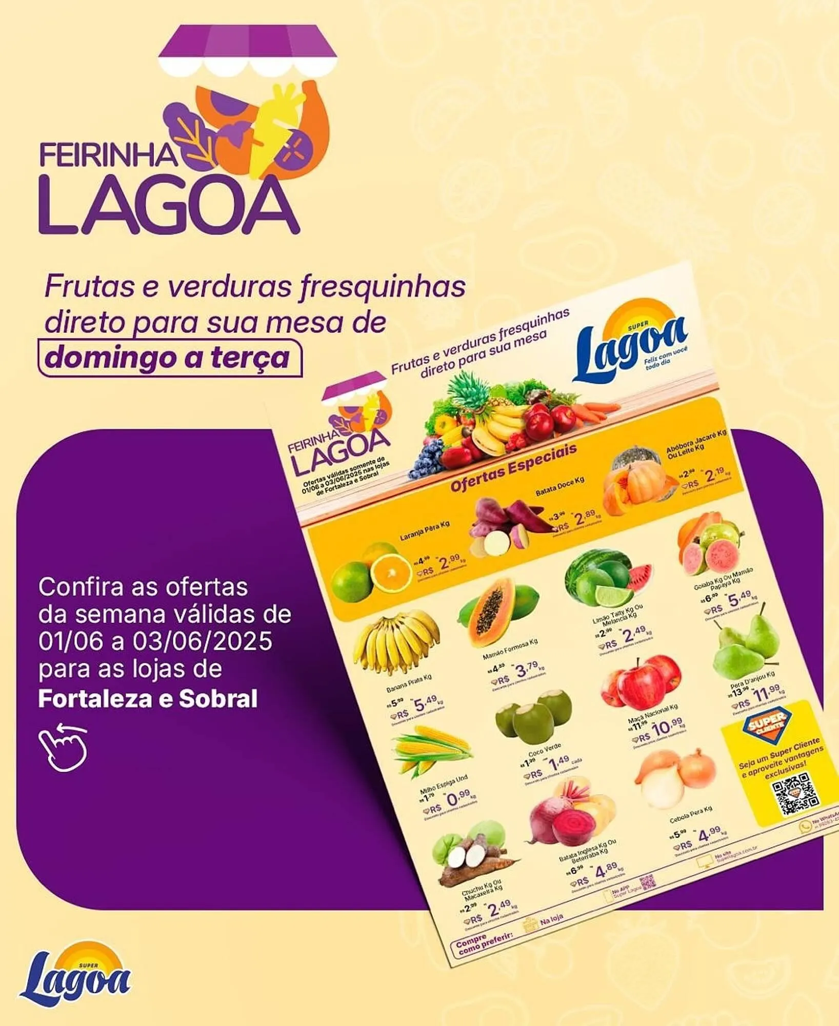 Encarte de Catálogo Super Lagoa 1 de junho até 3 de junho 2025 - Pagina 1