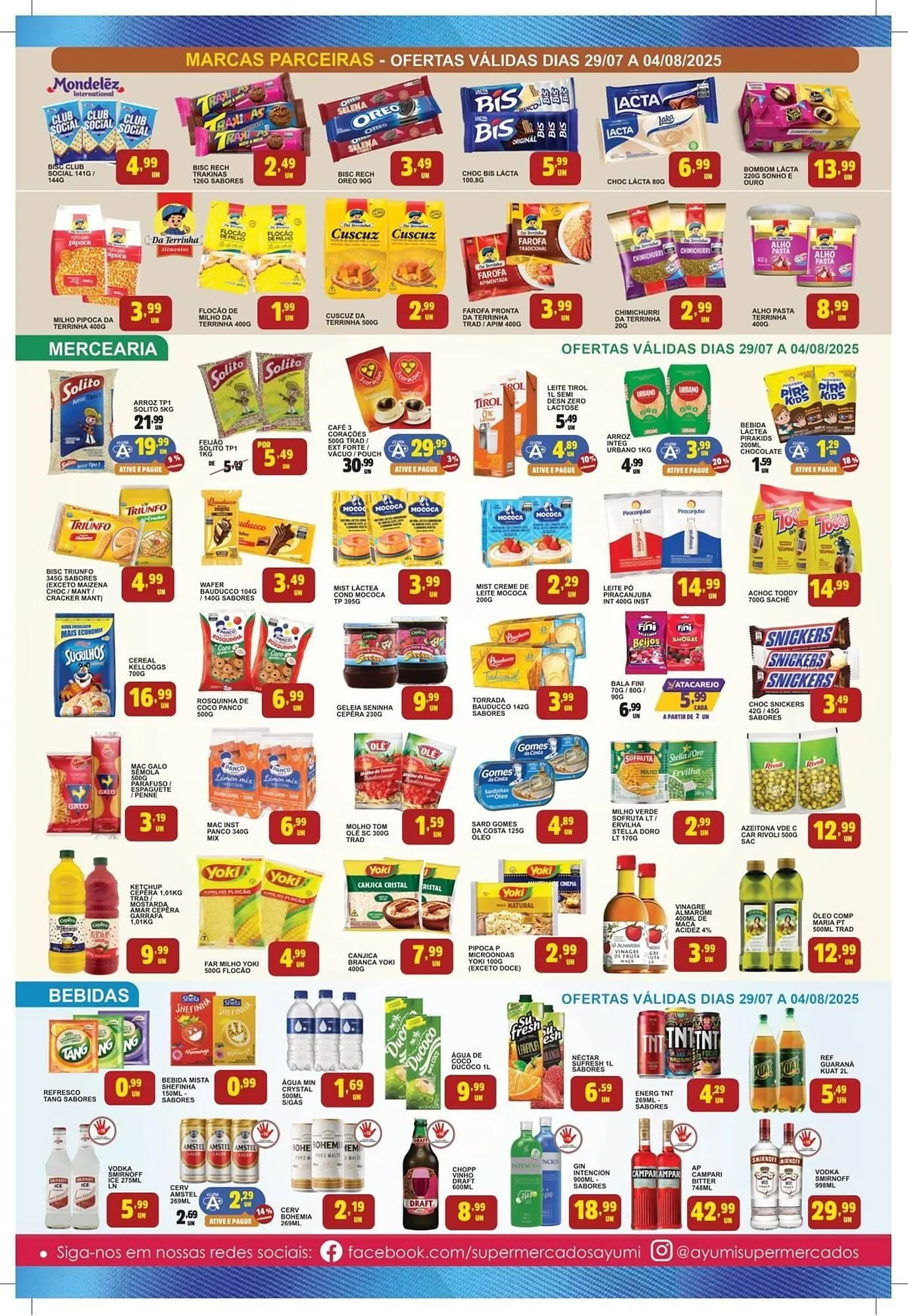 Encarte de Catálogo Ayumi Supermercados 29 de julho até 3 de agosto 2025 - Pagina 3