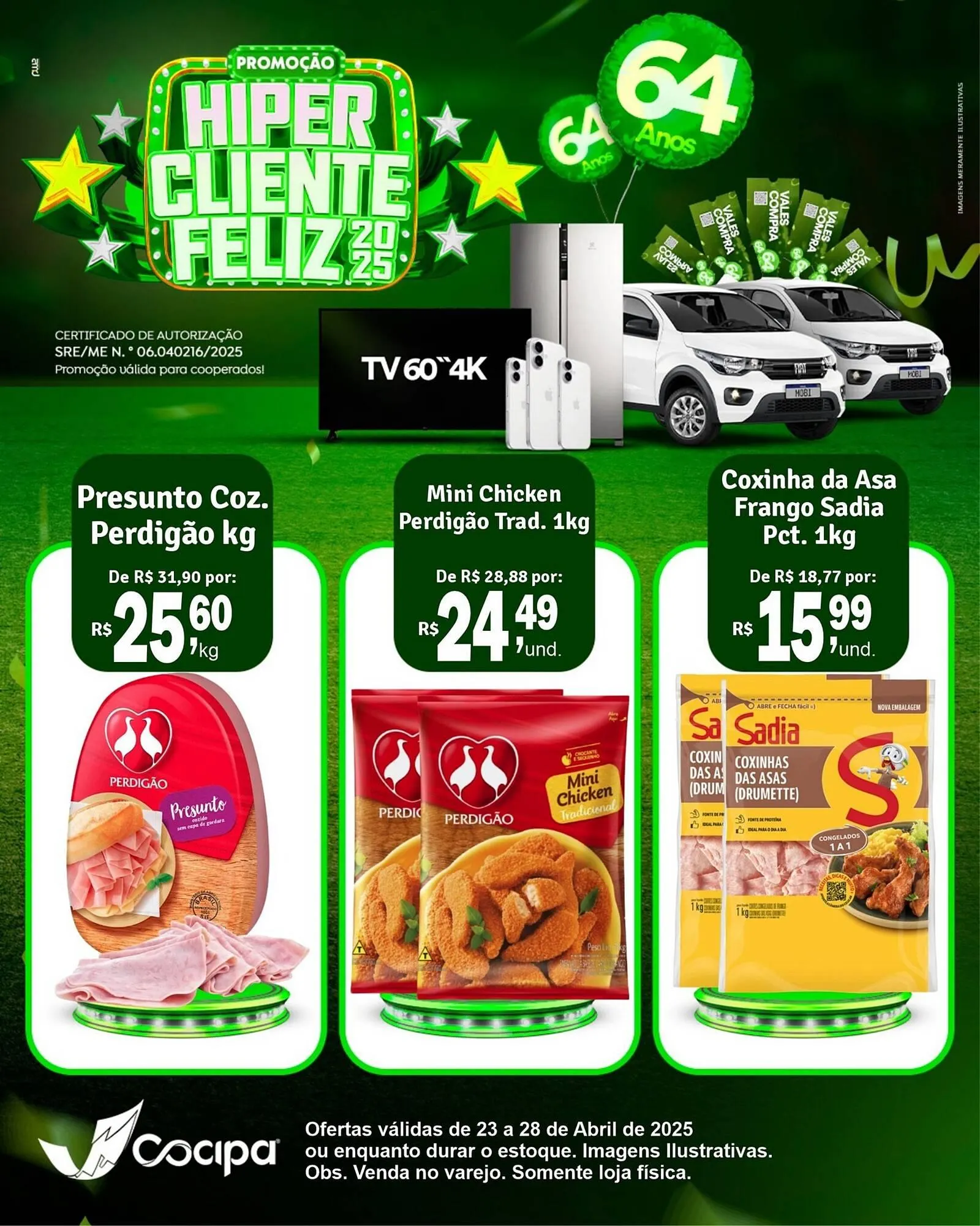 Encarte de Catálogo Cocipa 23 de abril até 28 de abril 2025 - Pagina 1