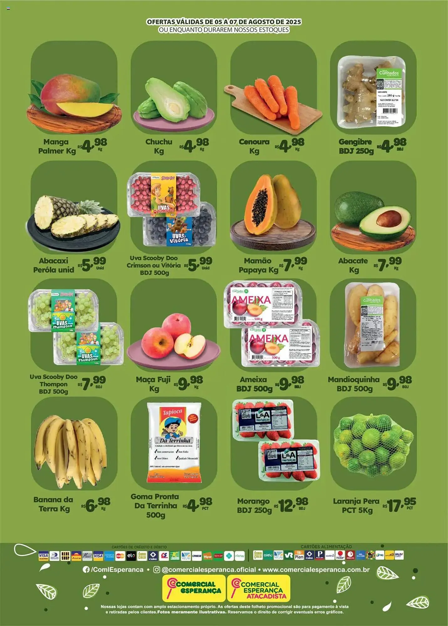 Encarte de Catálogo Comercial Esperança 5 de agosto até 7 de agosto 2025 - Pagina 2