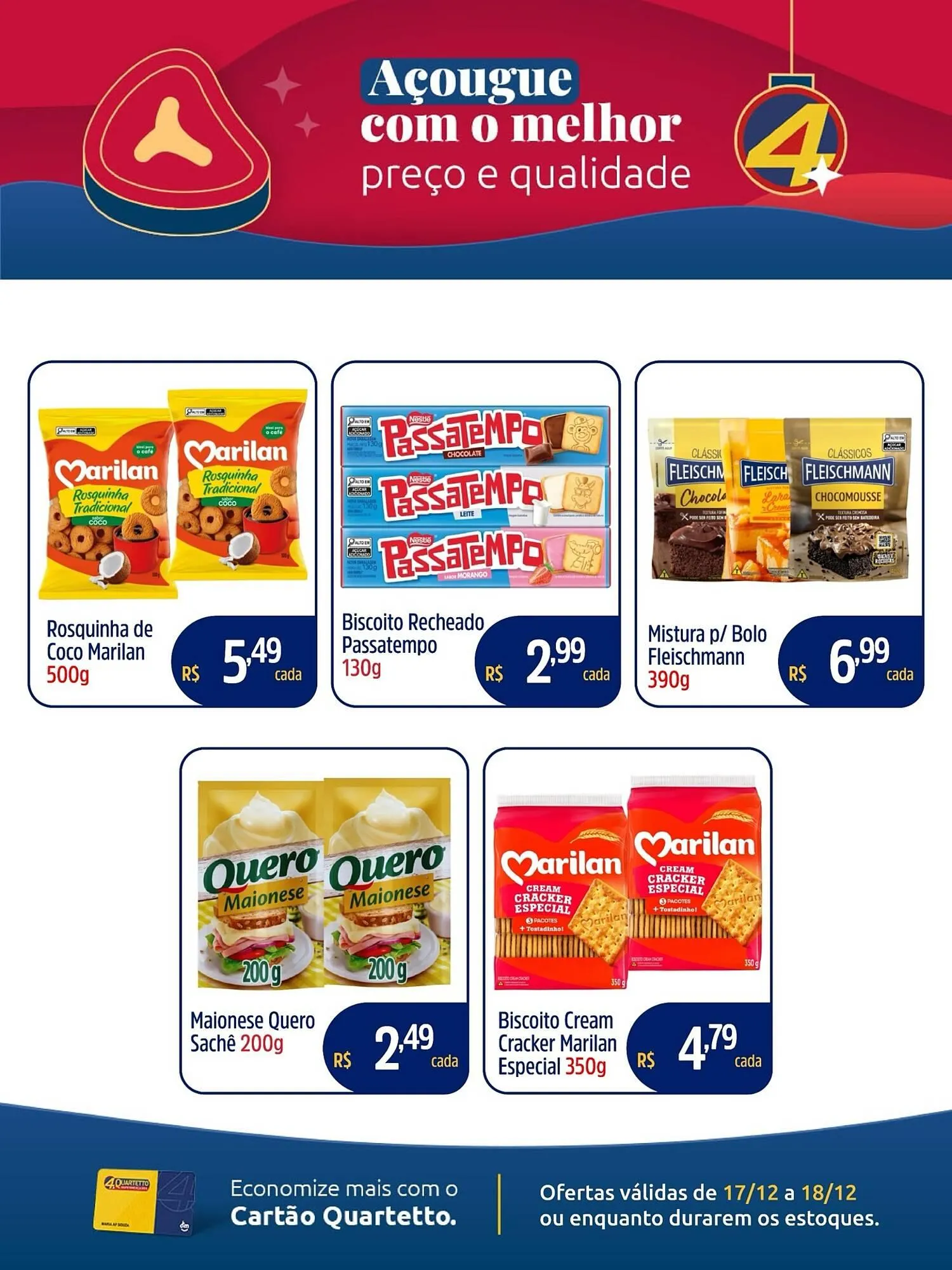 Encarte de Catálogo Quartetto Supermercados 17 de dezembro até 18 de dezembro 2025 - Pagina 3