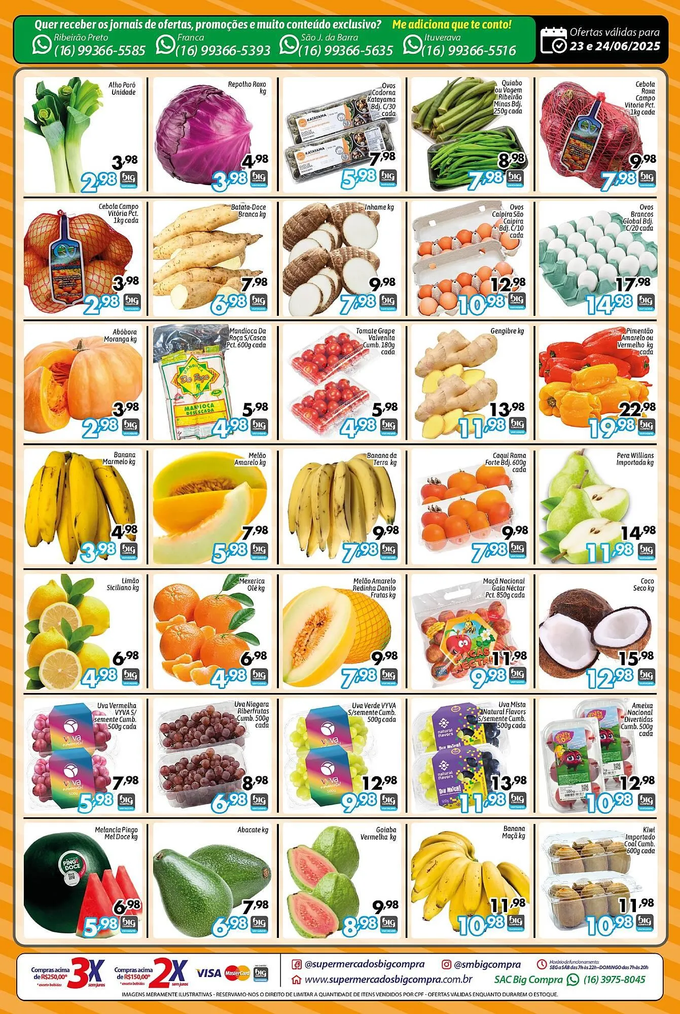 Encarte de Catálogo Supermercados Big Compra 23 de junho até 24 de junho 2025 - Pagina 2