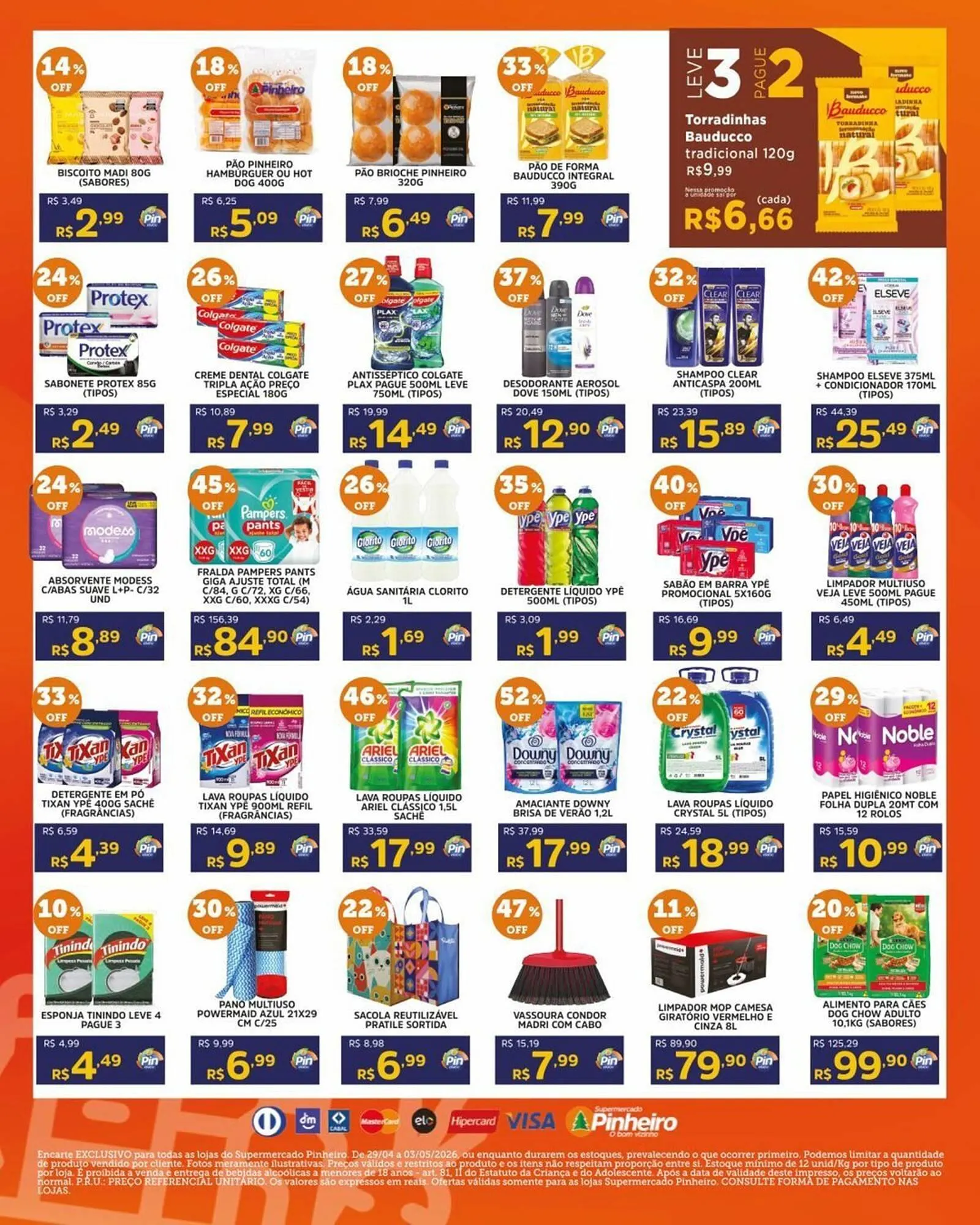 Encarte de Encarte Pinheiro Supermercado 29 de abril até 3 de maio 2026 - Pagina 5