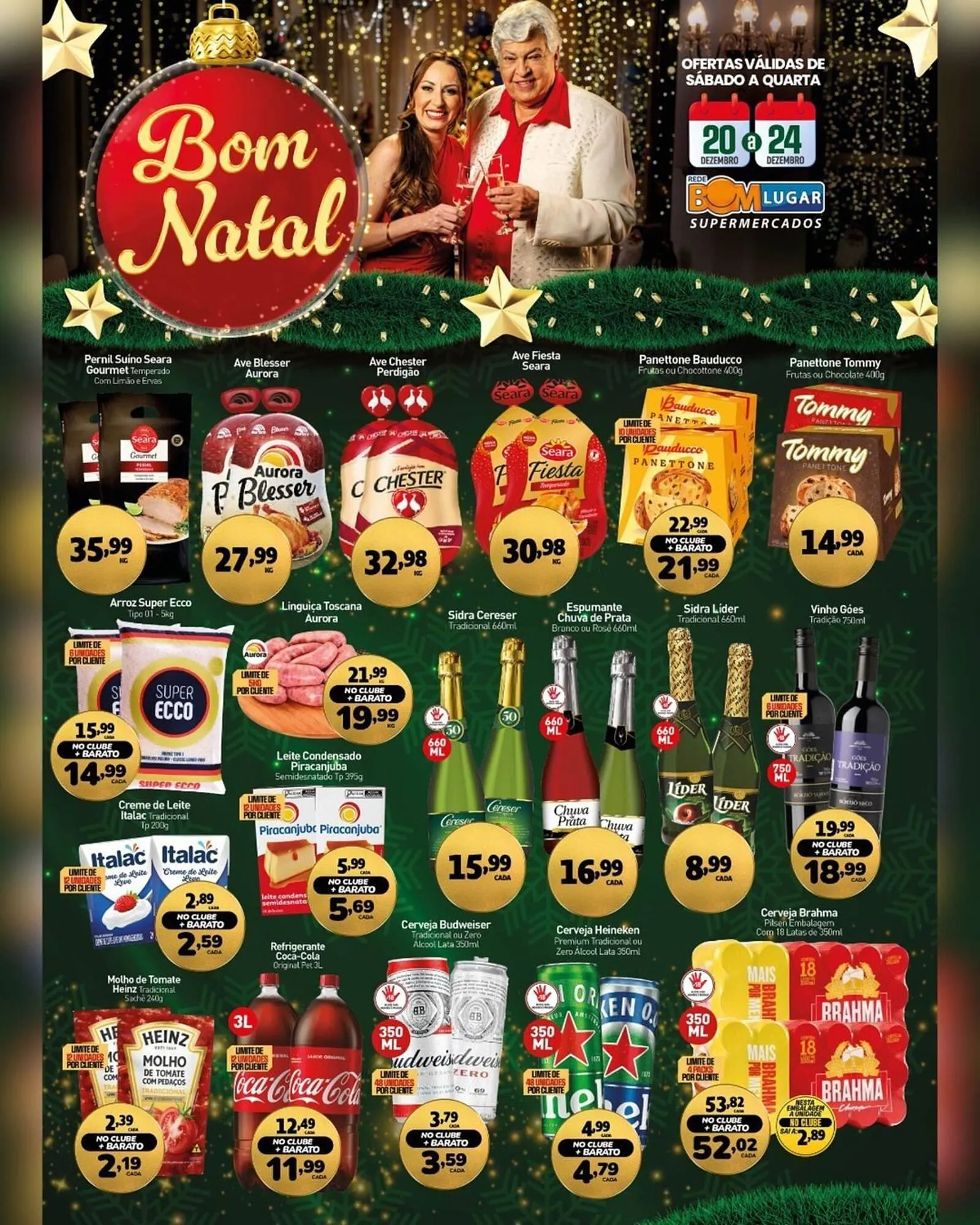 Encarte de Folheto Rede Bom Lugar 20 de dezembro até 24 de dezembro 2025 - Pagina 1