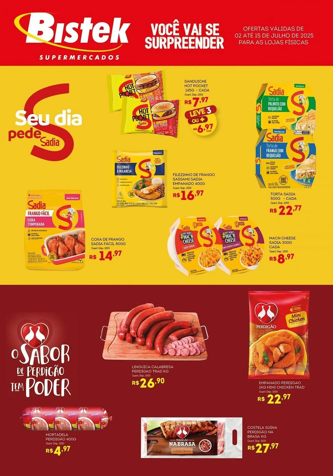 Encarte de Catálogo Bistek Supermercados 2 de julho até 15 de julho 2025 - Pagina 1