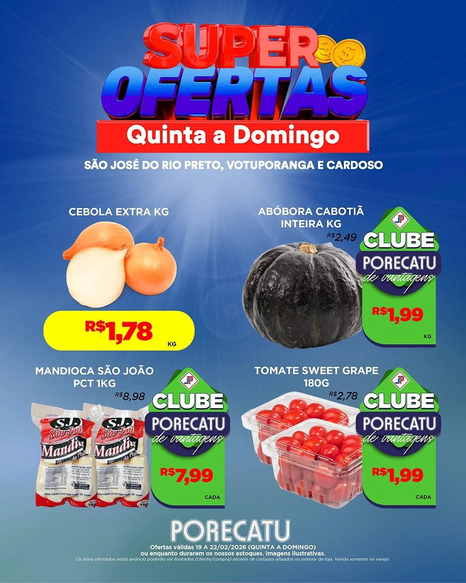 Encarte de Catálogo Supermercado Porecatu 19 de fevereiro até 22 de fevereiro 2026 - Pagina 5