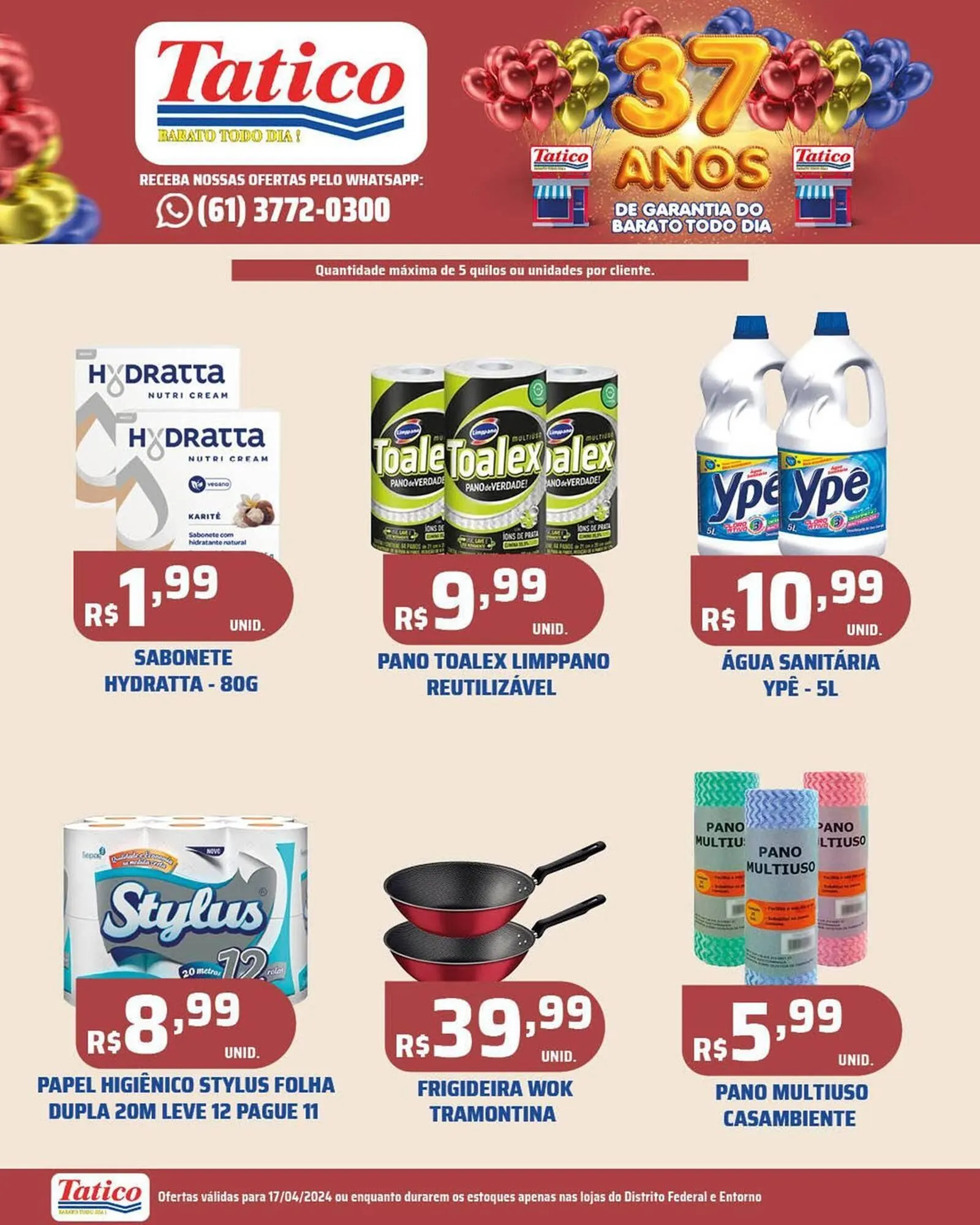 Encarte de Catálogo Tatico 17 de abril até 17 de abril 2024 - Pagina 6