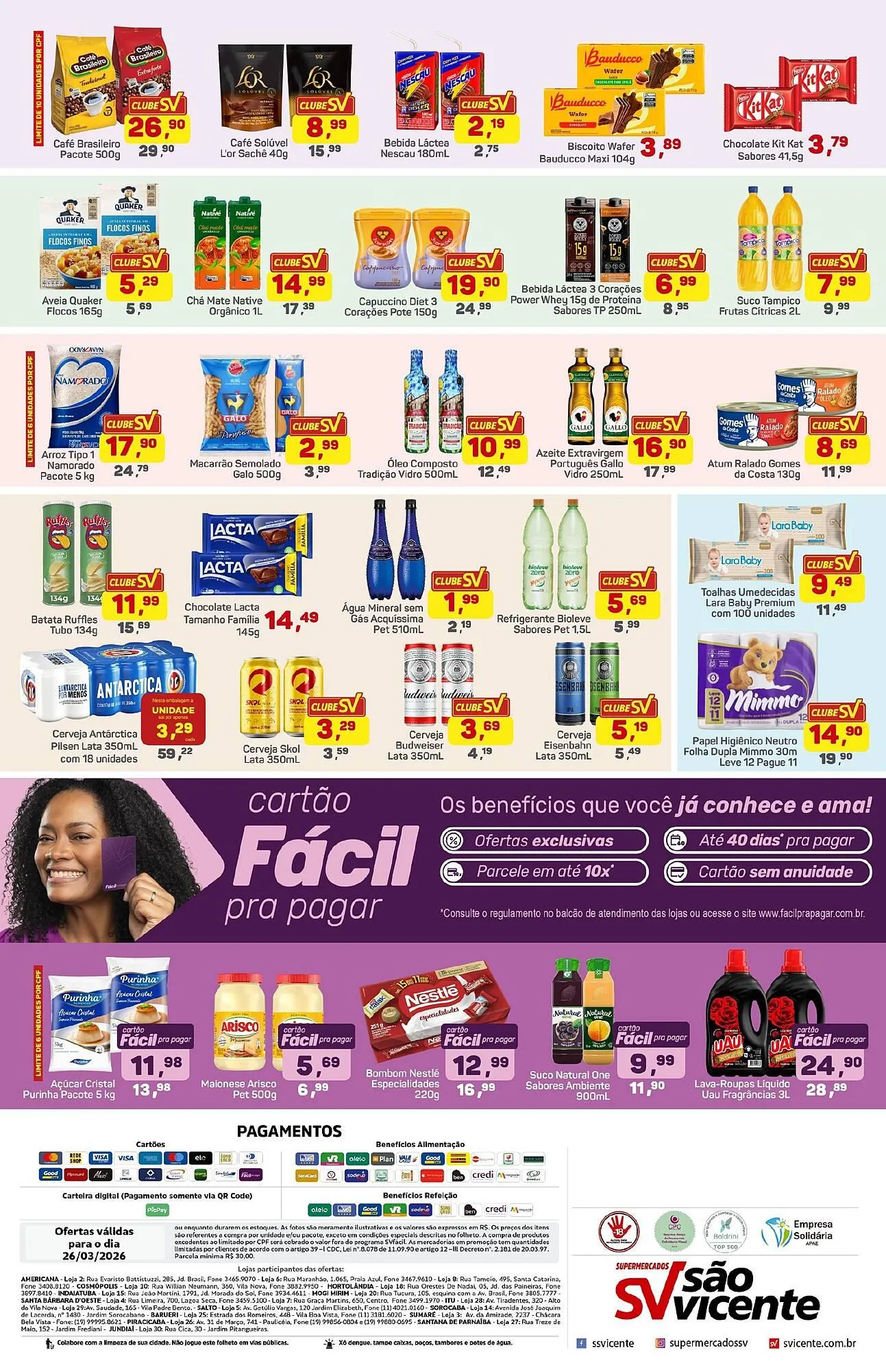 Encarte de Catálogo Supermercados São Vicente 26 de março até 26 de março 2026 - Pagina 2