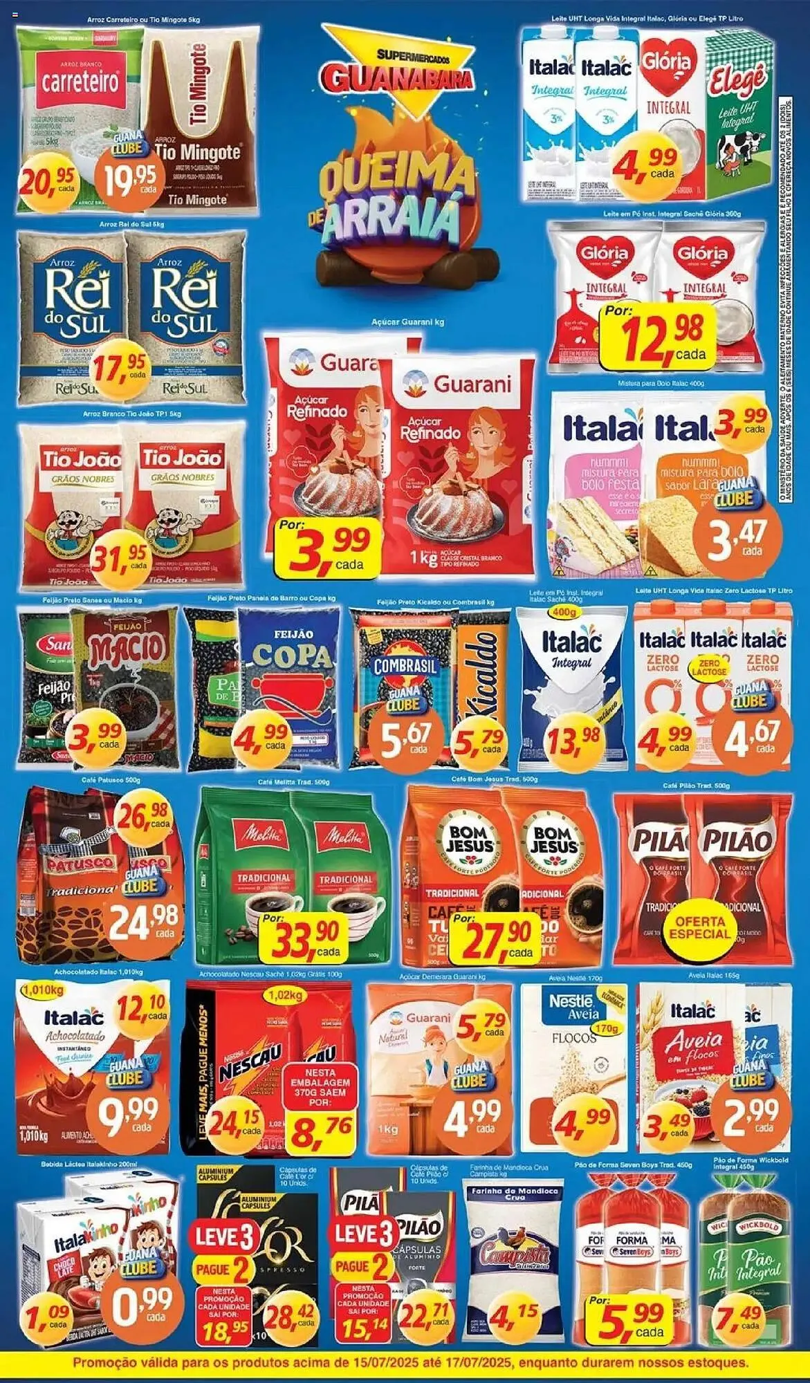 Encarte de Catálogo Supermercados Guanabara 15 de julho até 18 de julho 2025 - Pagina 11