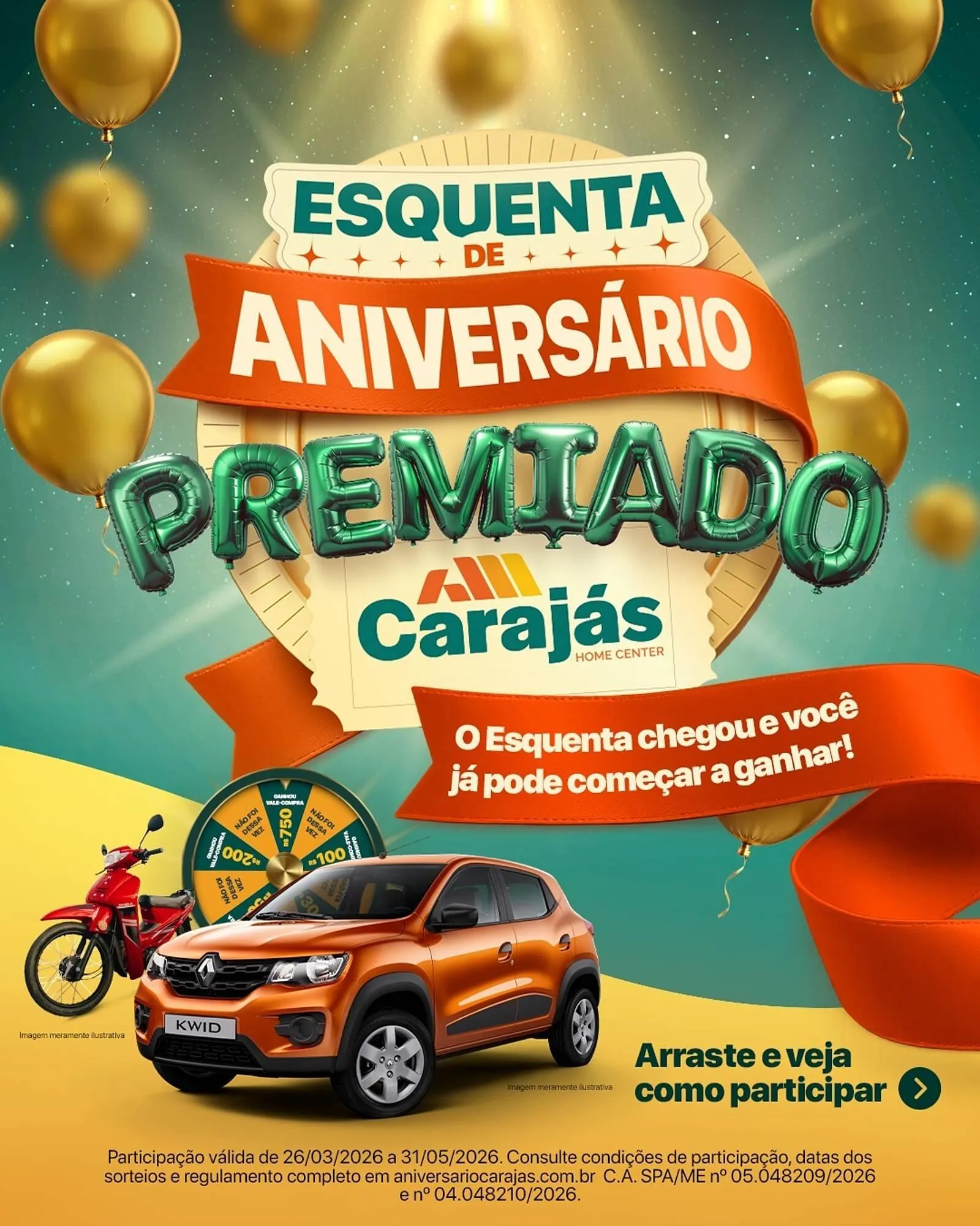 Encarte de Catálogo Carajás 26 de março até 31 de março 2026 - Pagina 1