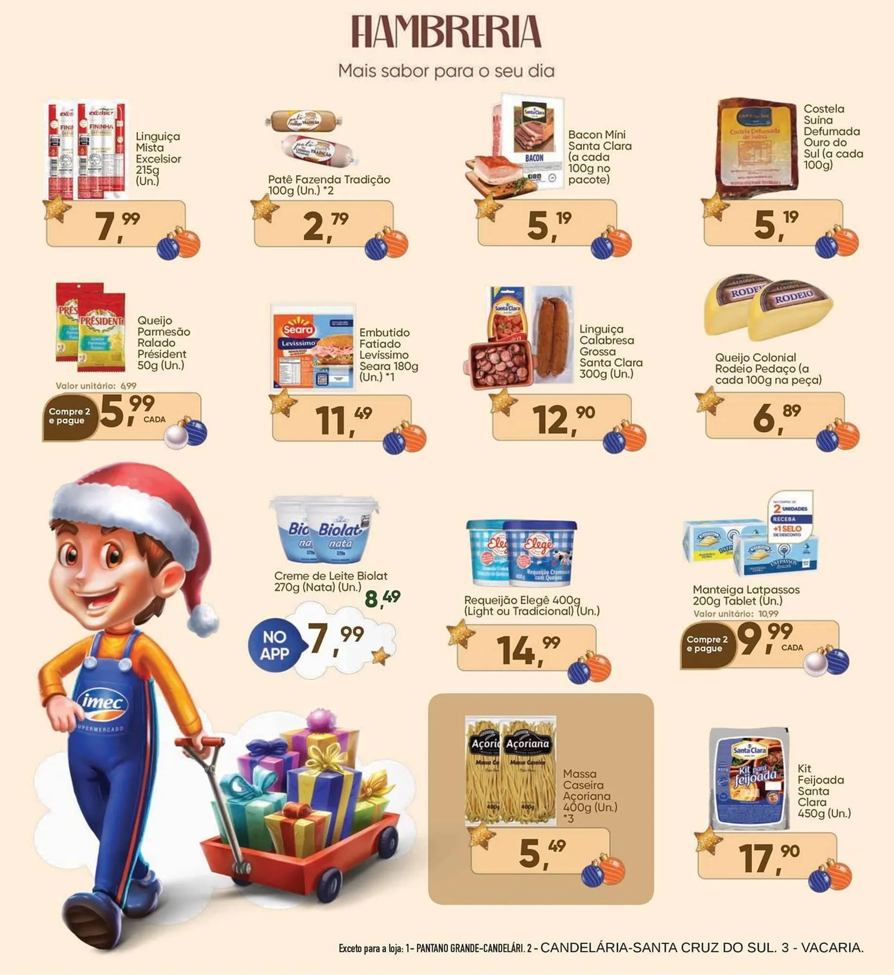 Encarte de Catálogo Imec Supermercados 19 de dezembro até 24 de dezembro 2025 - Pagina 7