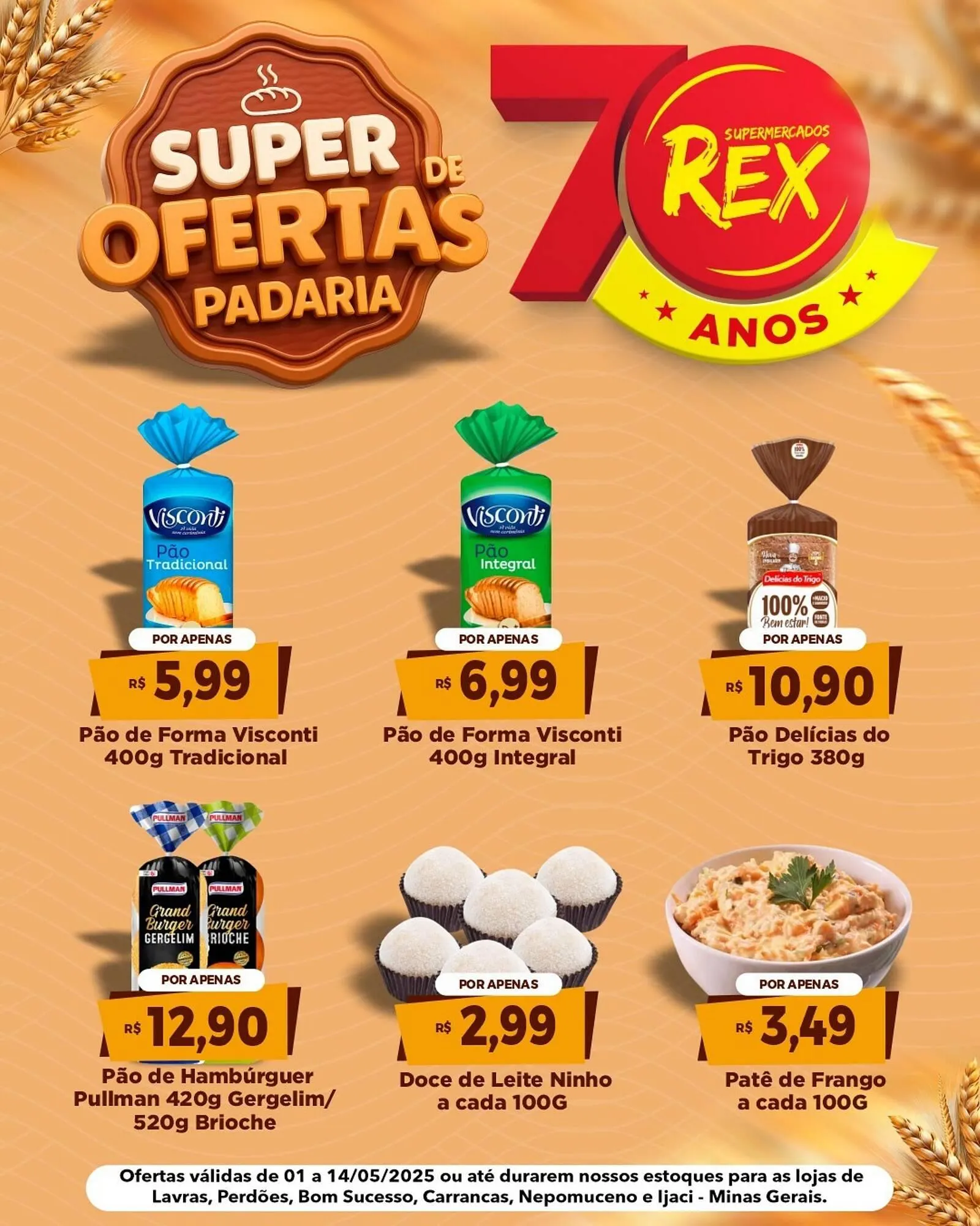 Encarte de Catálogo Supermercados Rex 5 de maio até 14 de maio 2025 - Pagina 1