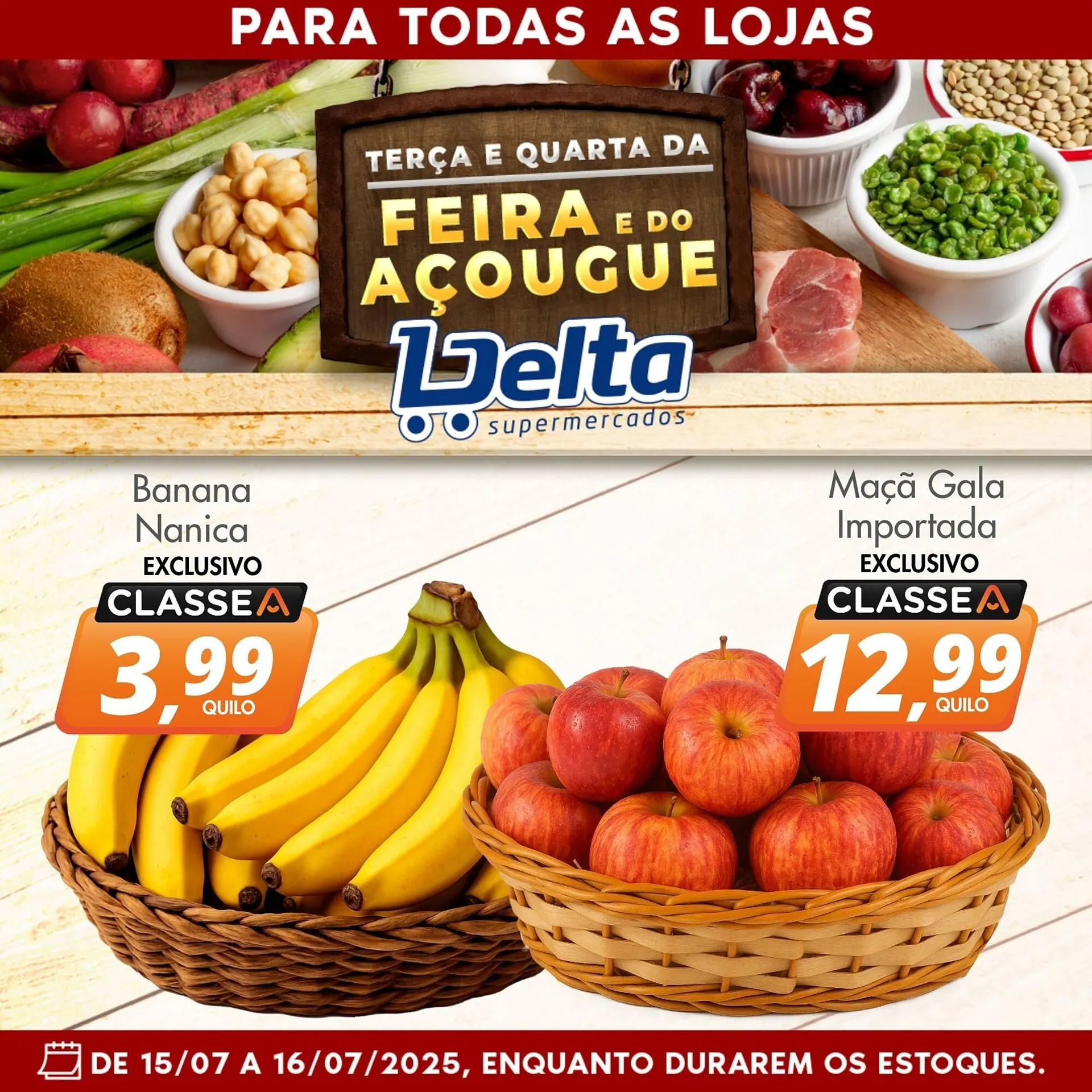 Encarte de Catálogo Delta Supermercados 15 de julho até 16 de julho 2025 - Pagina 1
