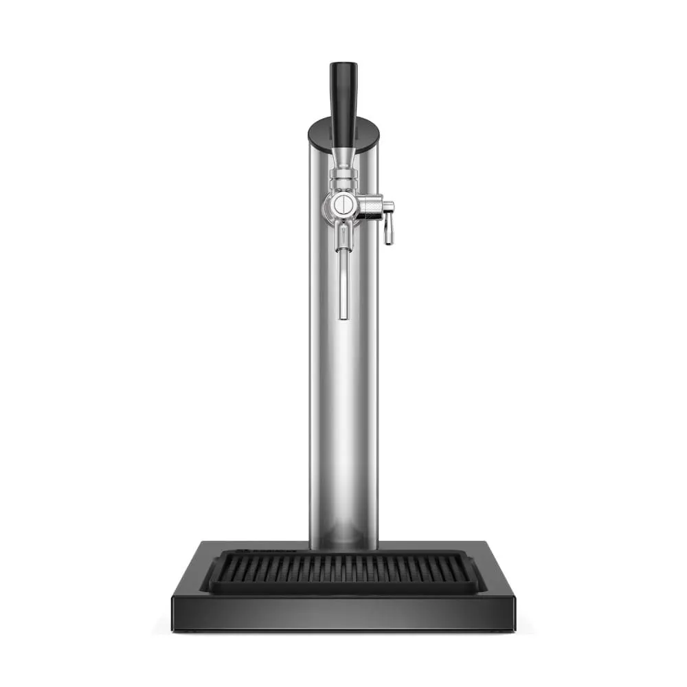 Torre de Chopp Electrolux Beer Flow Inox 1 Torneira e Base Preta para Cervejeira Home Bar