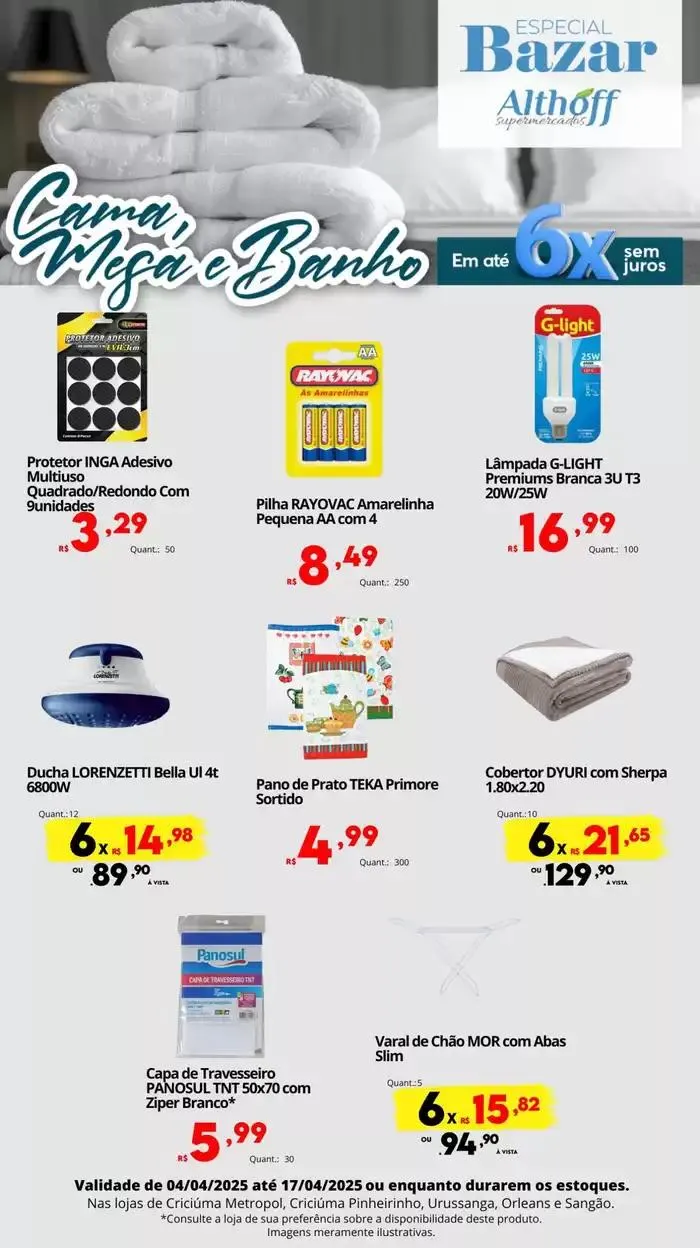 Encarte de Encarte Bazar 04/04 a 17/04 - IN. 7 de abril até 17 de abril 2025 - Pagina 4