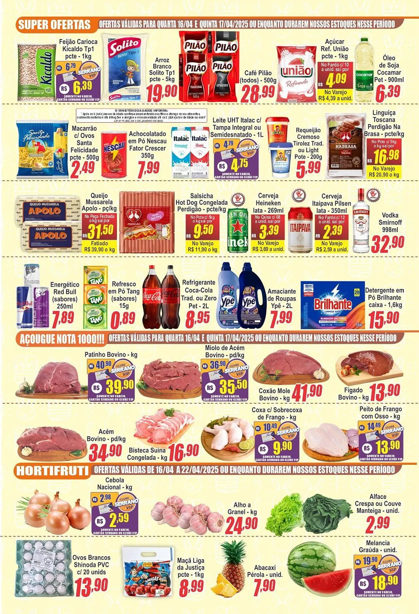 Encarte de Catálogo Serrano Supermercado 15 de abril até 22 de abril 2025 - Pagina 2