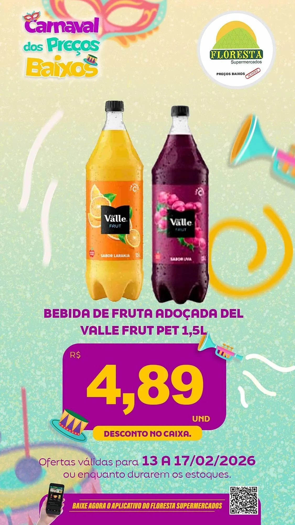 Encarte de Catálogo Floresta Supermercados 13 de fevereiro até 17 de fevereiro 2026 - Pagina 27