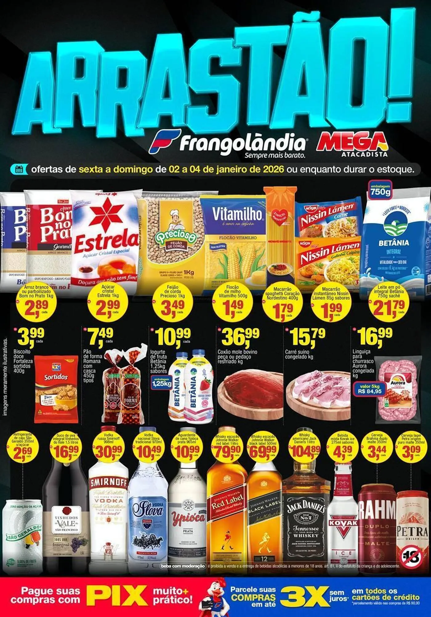 Encarte de Encarte Frangolândia 2 de janeiro até 4 de janeiro 2026 - Pagina 1