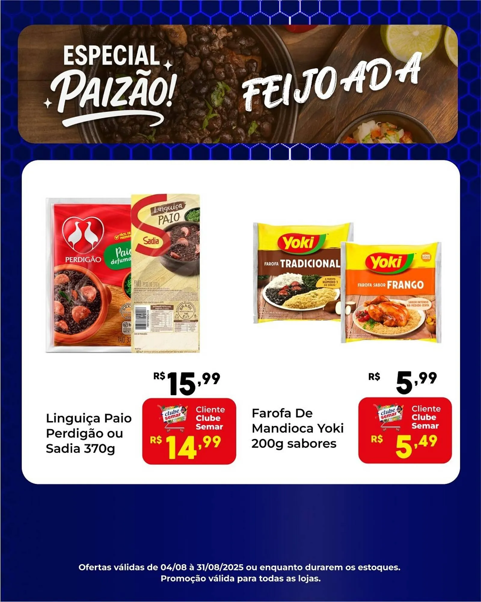 Encarte de Catálogo Semar Supermercado 17 de agosto até 31 de agosto 2025 - Pagina 2