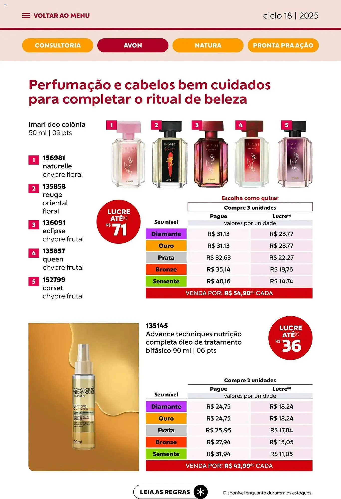 Encarte de Catálogo Avon 29 de outubro até 30 de novembro 2025 - Pagina 34