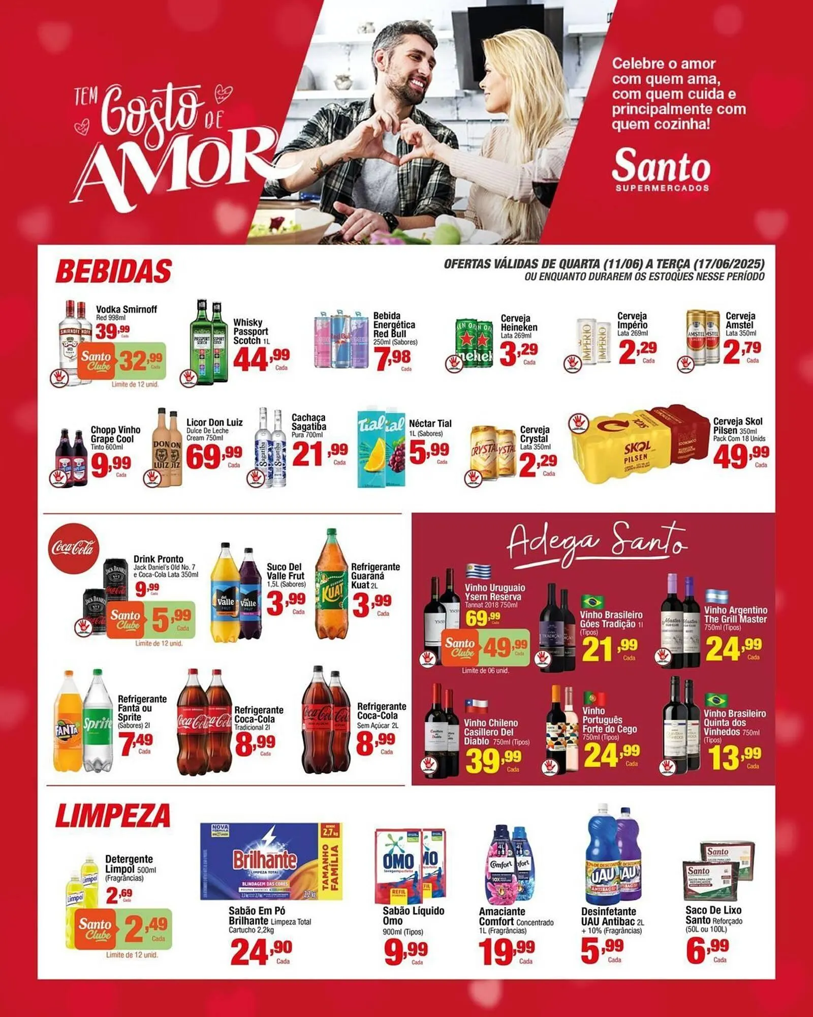 Encarte de Catálogo Santo Supermercados 11 de junho até 17 de junho 2025 - Pagina 7