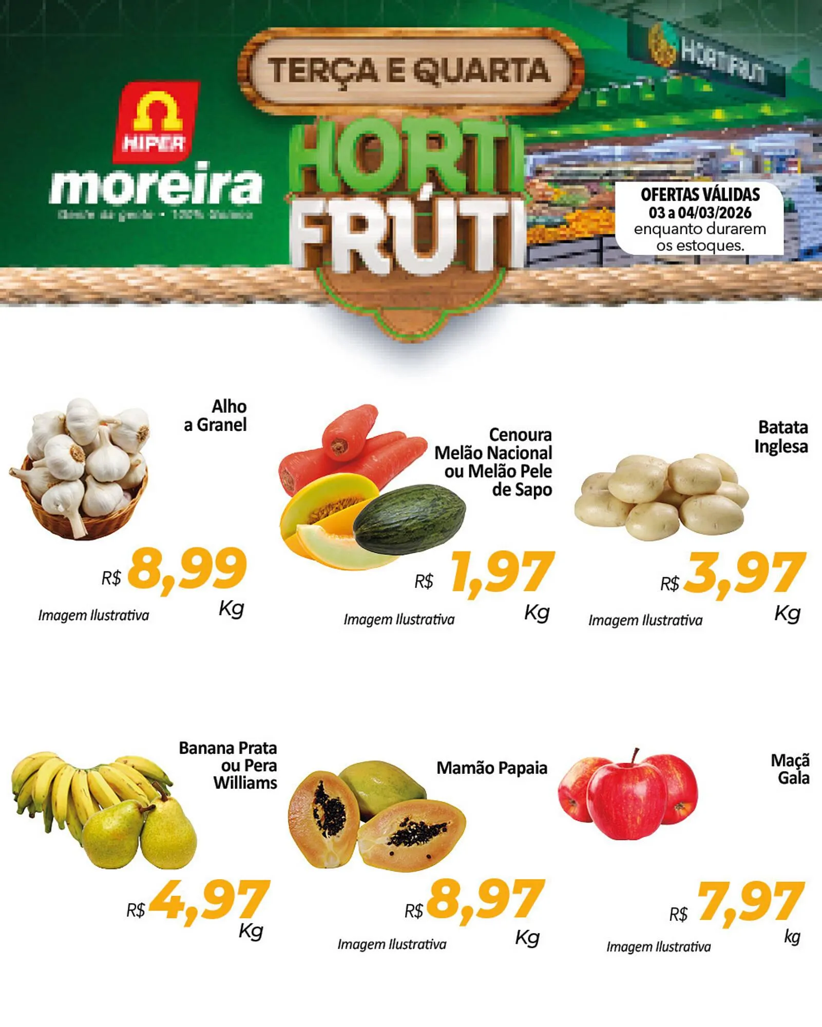 Encarte de Catálogo Hiper Moreira 3 de março até 4 de março 2026 - Pagina 1
