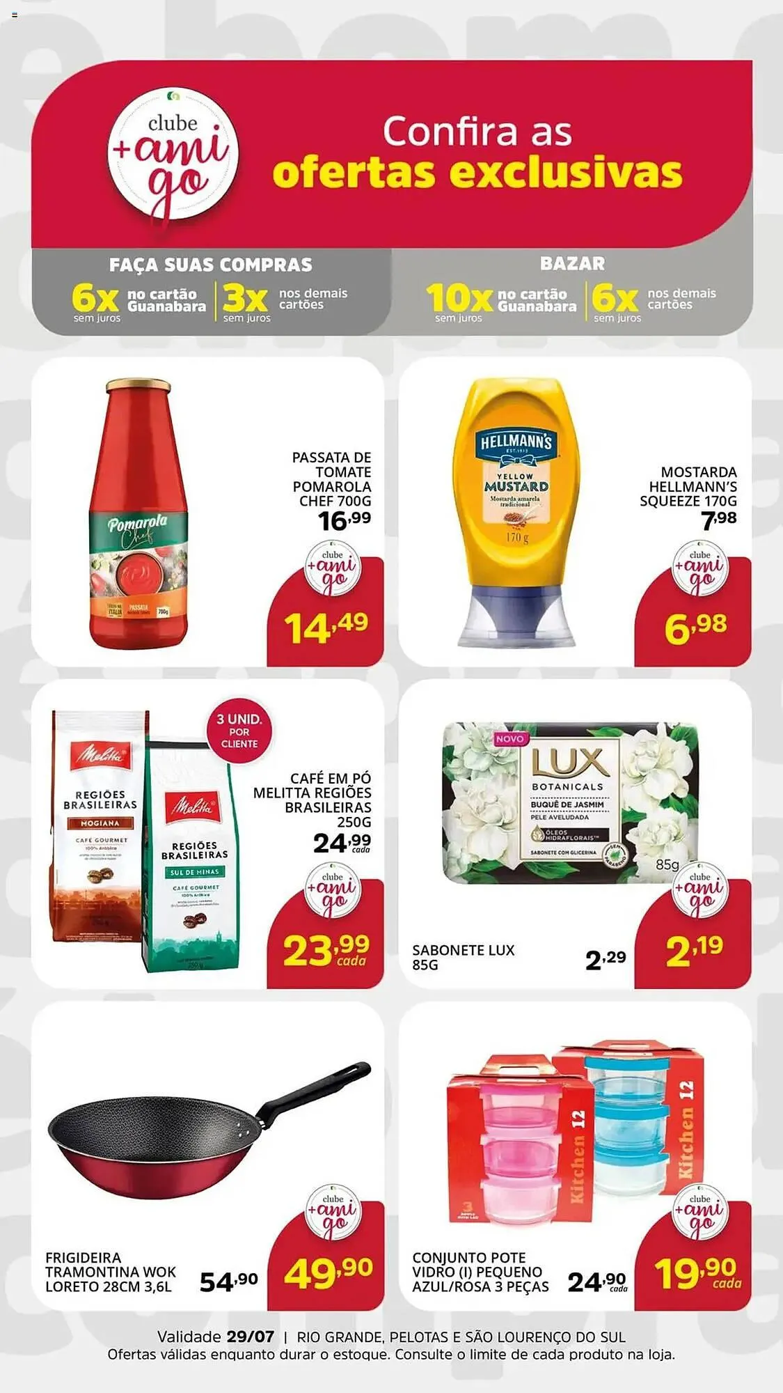 Encarte de Catálogo Supermercados Guanabara 17 de julho até 29 de julho 2025 - Pagina 1