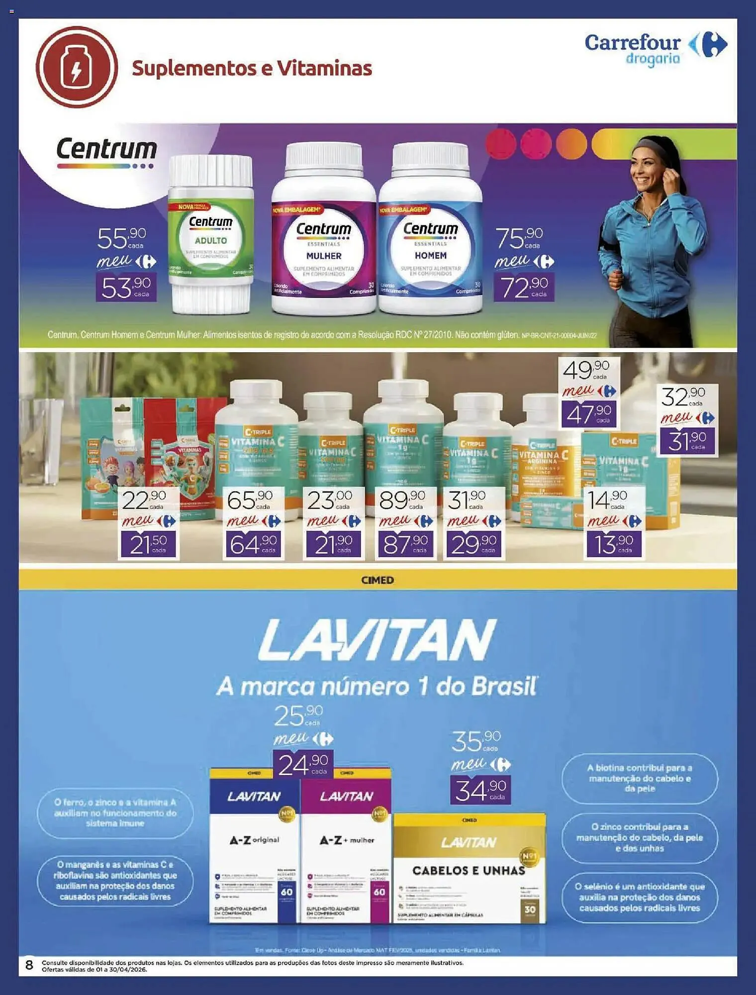 Encarte de Folheto Carrefour 1 de abril até 30 de abril 2026 - Pagina 8