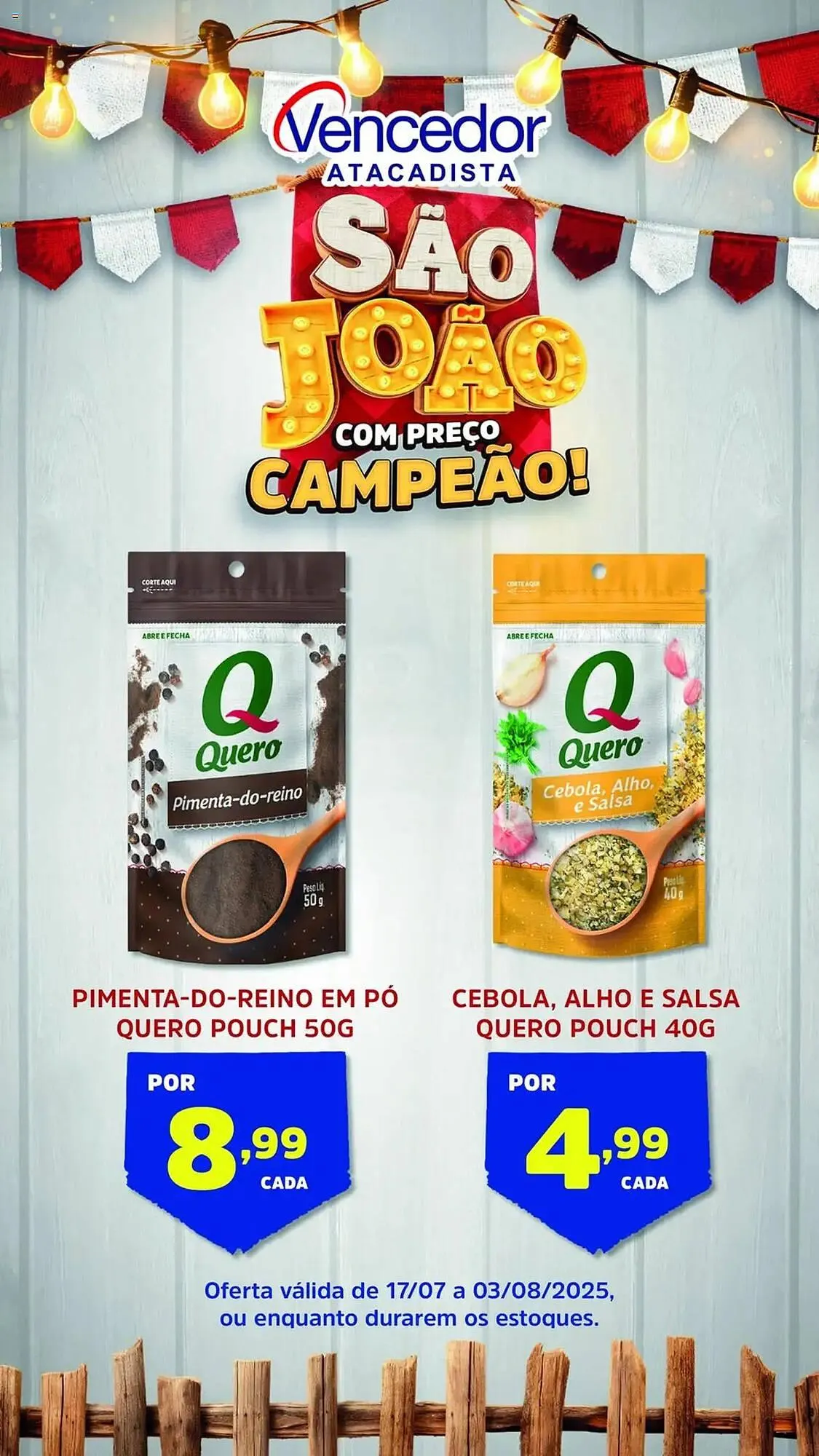 Encarte de Catálogo Vencedor Atacadista 17 de julho até 4 de agosto 2025 - Pagina 3