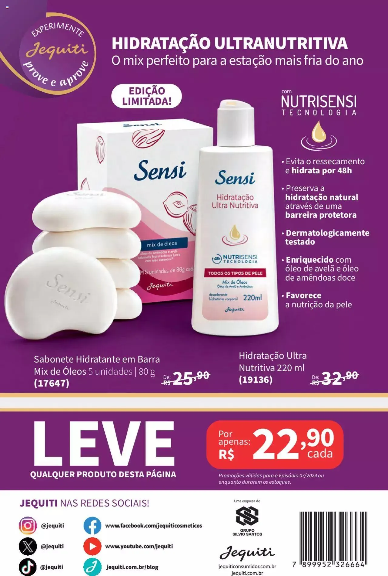 Encarte de Jequiti - Revista 07/2024 16 de maio até 31 de dezembro 2024 - Pagina 100