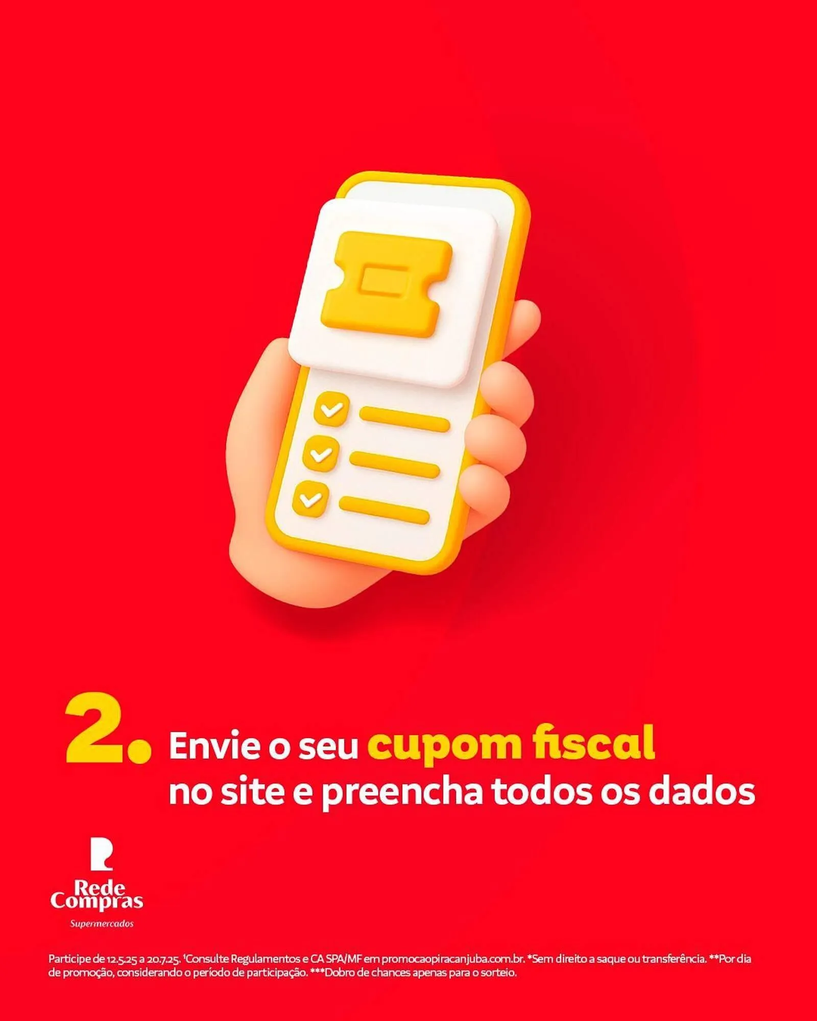 Encarte de Catálogo Rede Compras 18 de junho até 20 de julho 2025 - Pagina 3