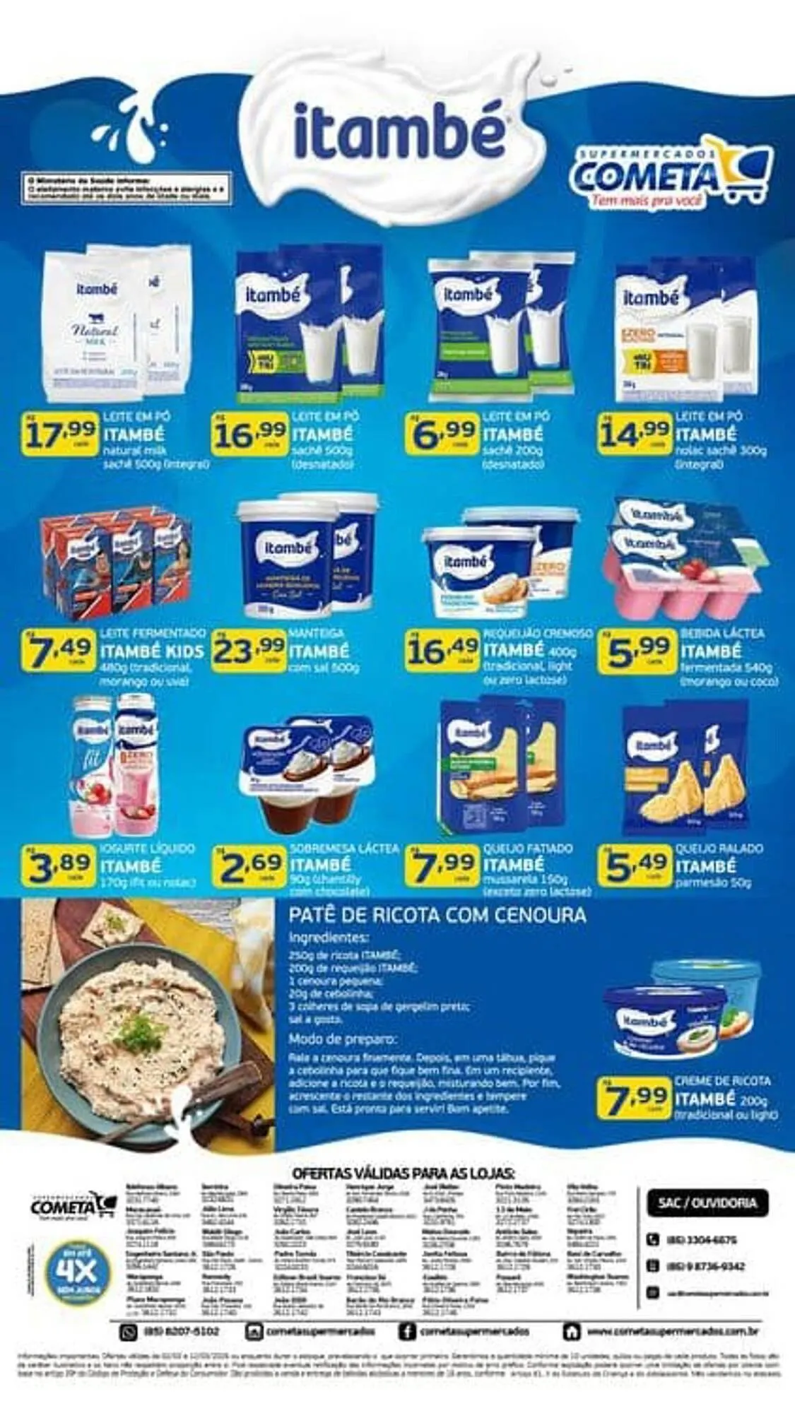 Encarte de Encarte Cometa Supermercados 2 de março até 12 de março 2026 - Pagina 1