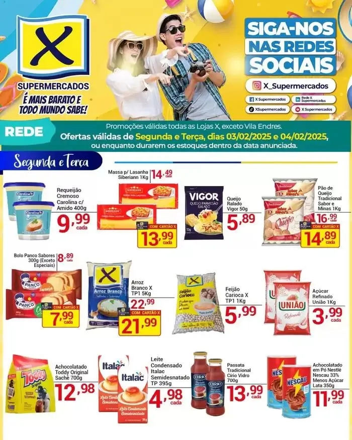Encarte de Ofertas X Supermercados 4 de fevereiro até 7 de fevereiro 2025 - Pagina 2