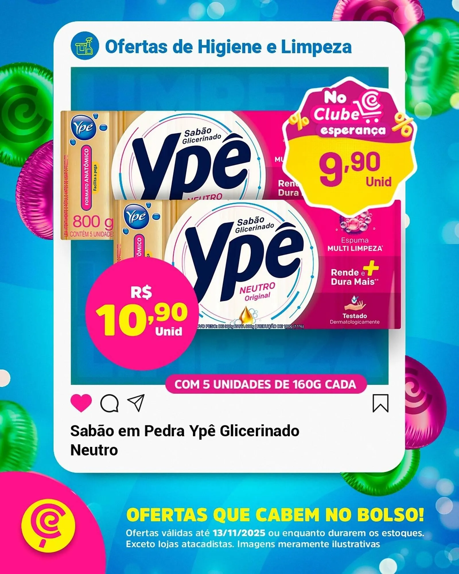 Encarte de Folheto Comercial Esperança 10 de novembro até 13 de novembro 2025 - Pagina 1