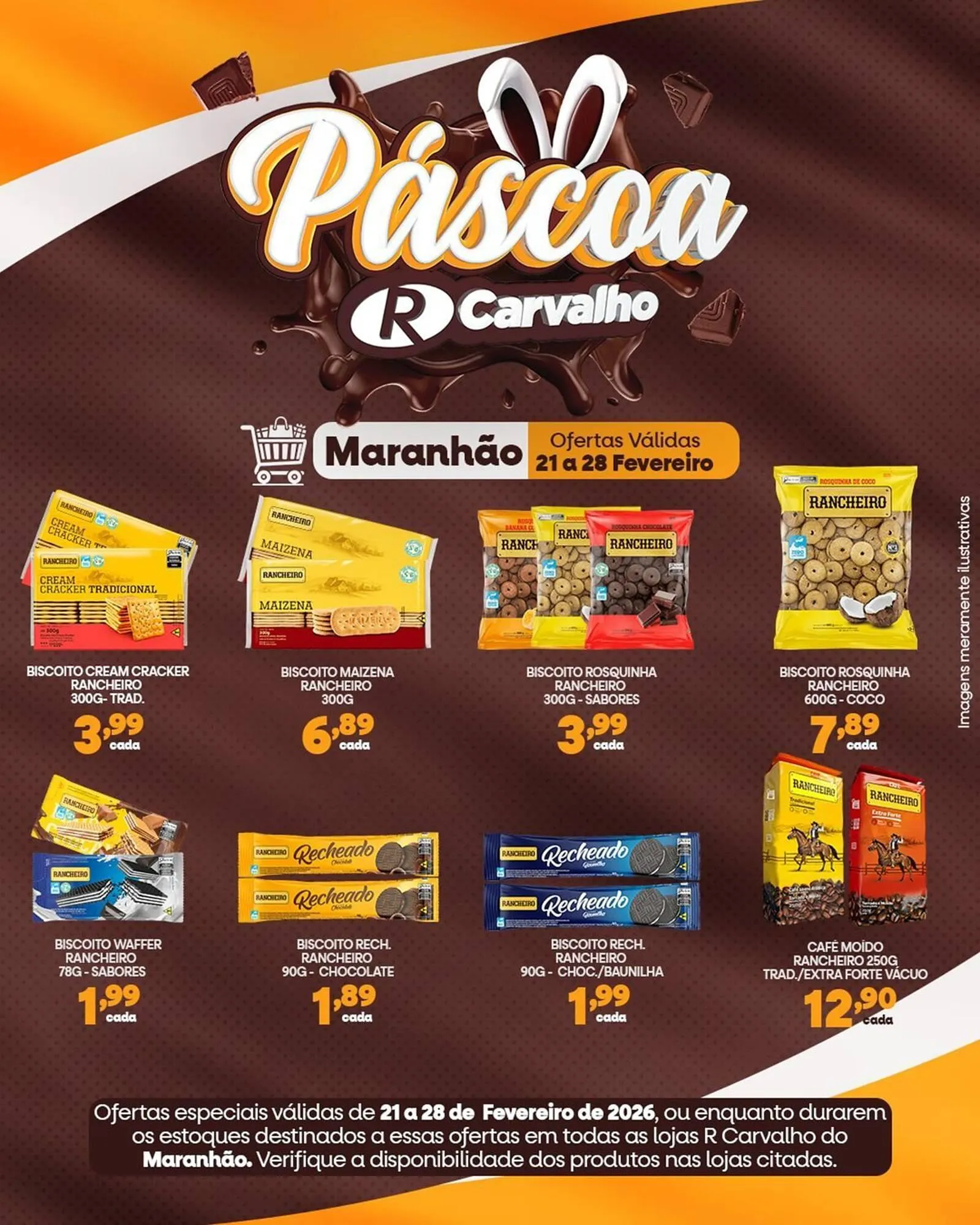 Encarte de Catálogo Carvalho Supermercado 23 de fevereiro até 28 de fevereiro 2026 - Pagina 1