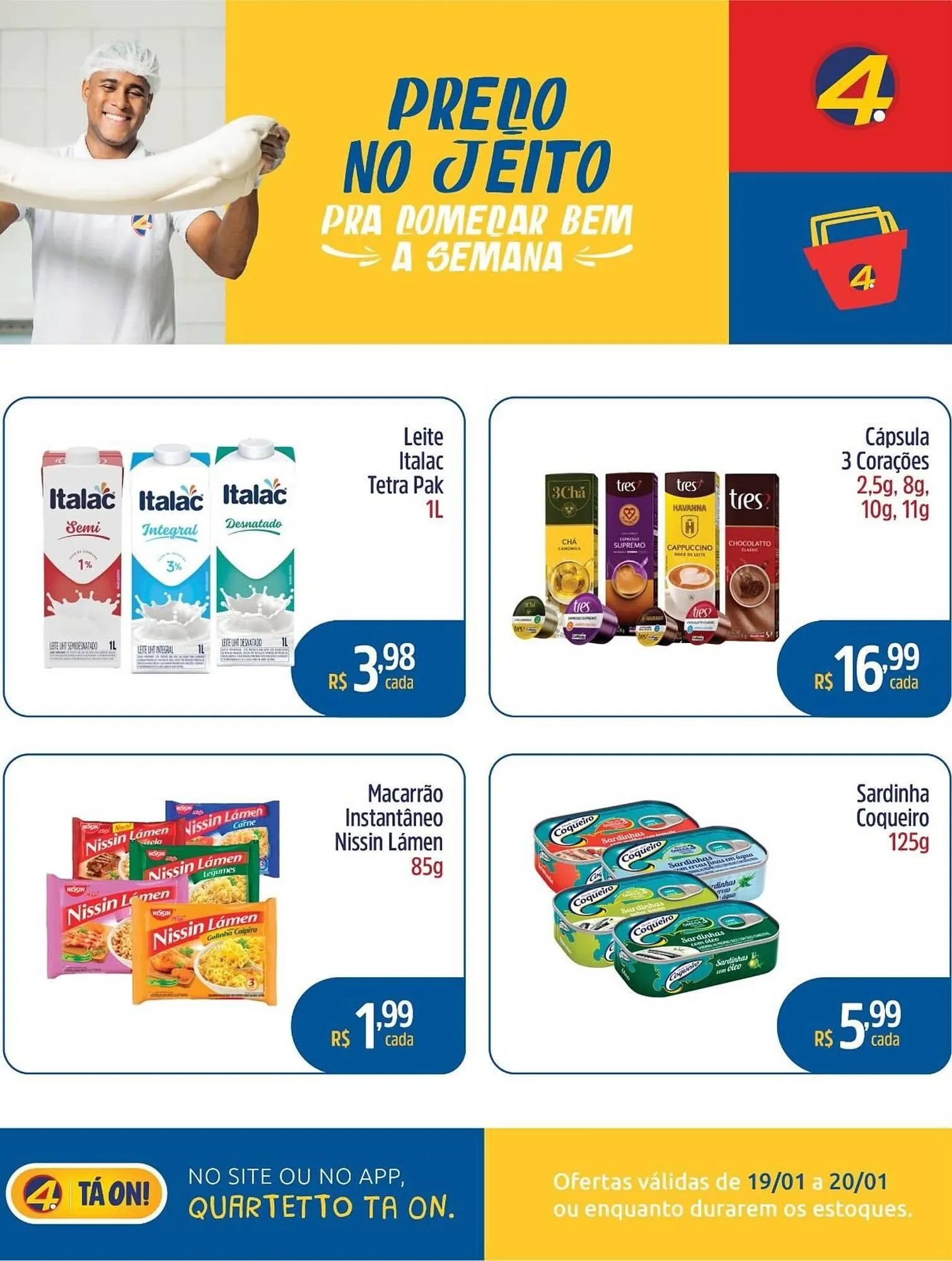 Encarte de Catálogo Quartetto Supermercados 19 de janeiro até 20 de janeiro 2026 - Pagina 2