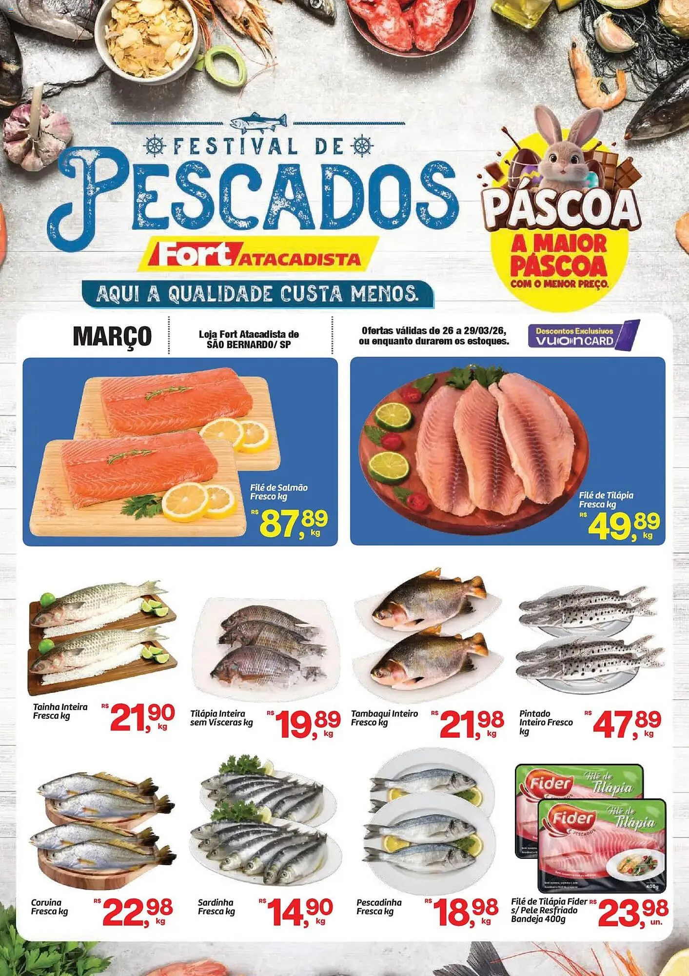 Encarte de Tabloide Fort Atacadista 26 de março até 29 de março 2026 - Pagina 1