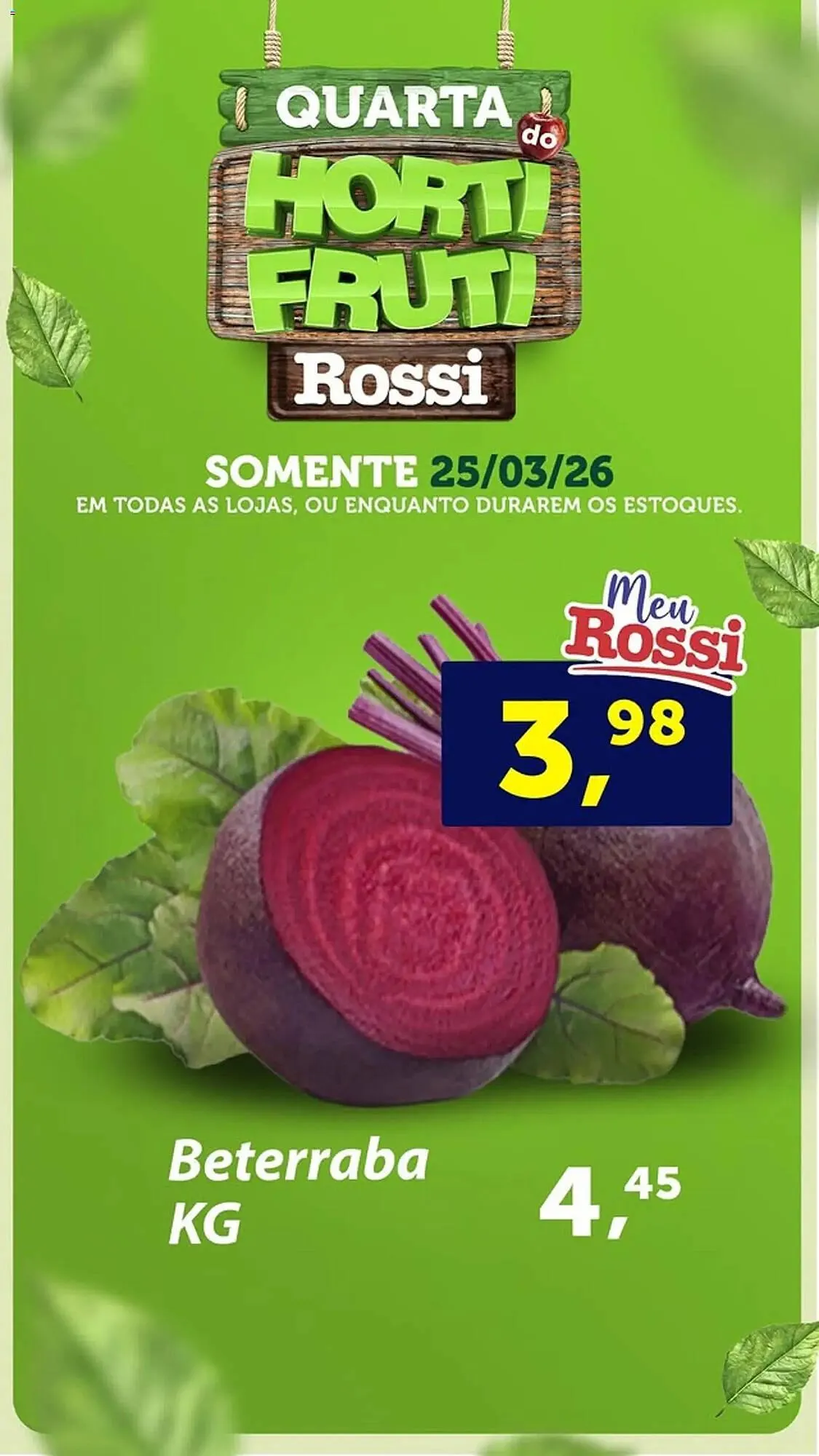 Encarte de Folheto Rossi Supermercado 25 de março até 25 de março 2026 - Pagina 4