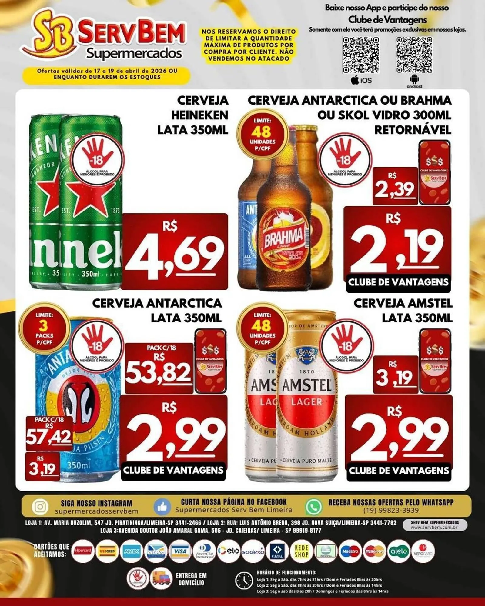 Encarte de Catálogo ServBem 17 de abril até 19 de abril 2026 - Pagina 1