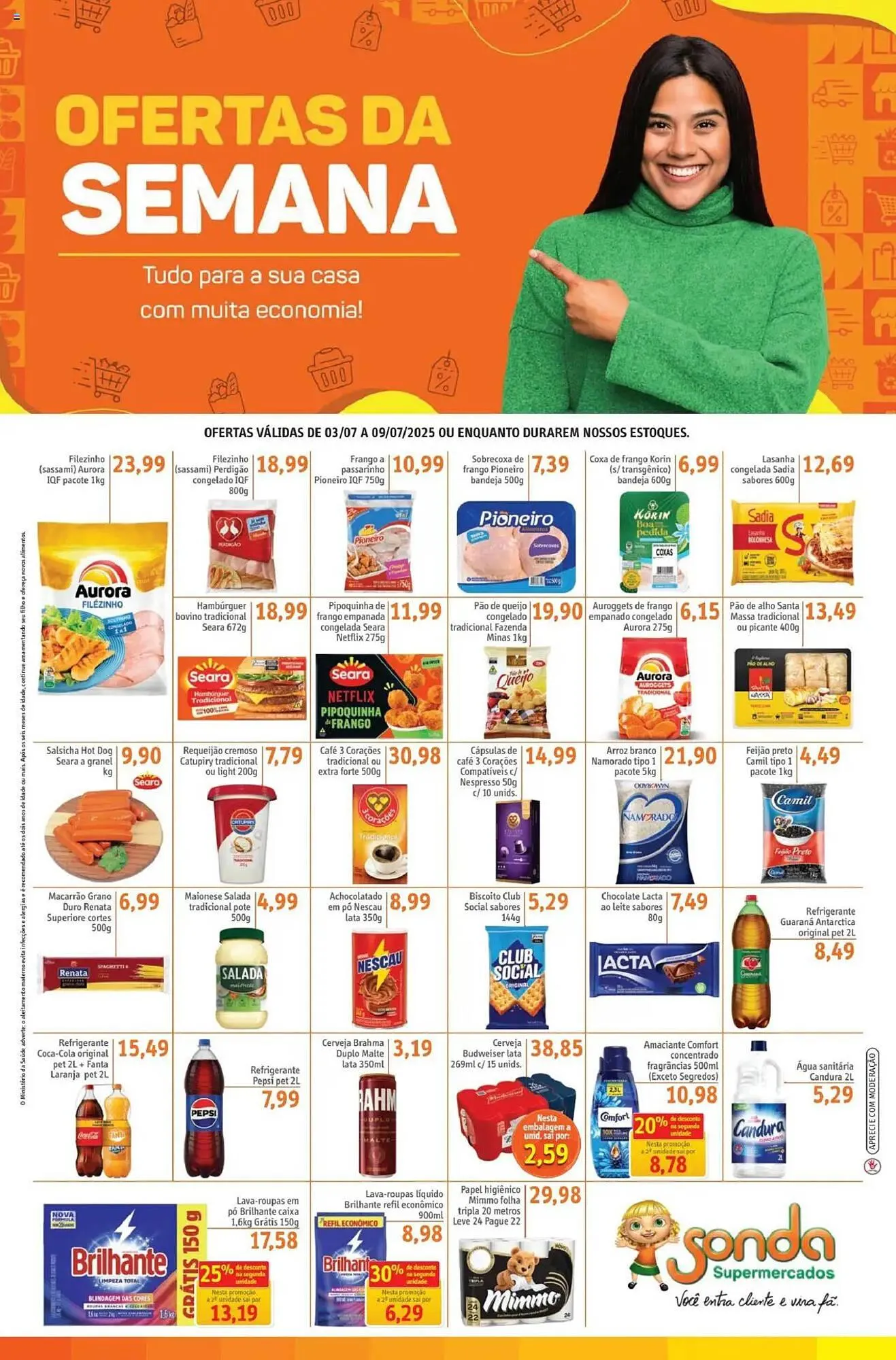 Encarte de Catálogo Sonda 3 de julho até 9 de julho 2025 - Pagina 1