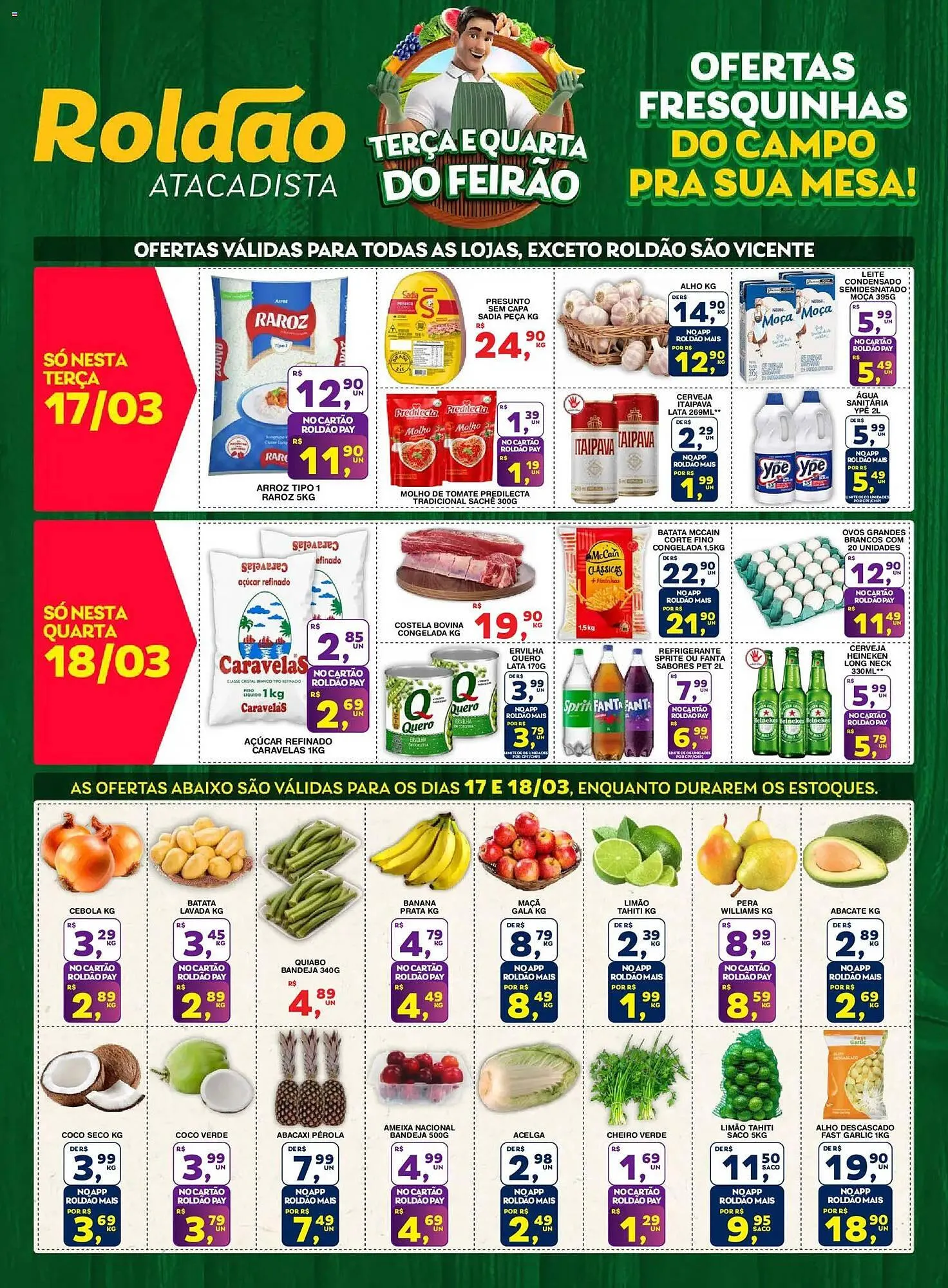 Encarte de Folheto Roldão 17 de março até 19 de março 2026 - Pagina 1