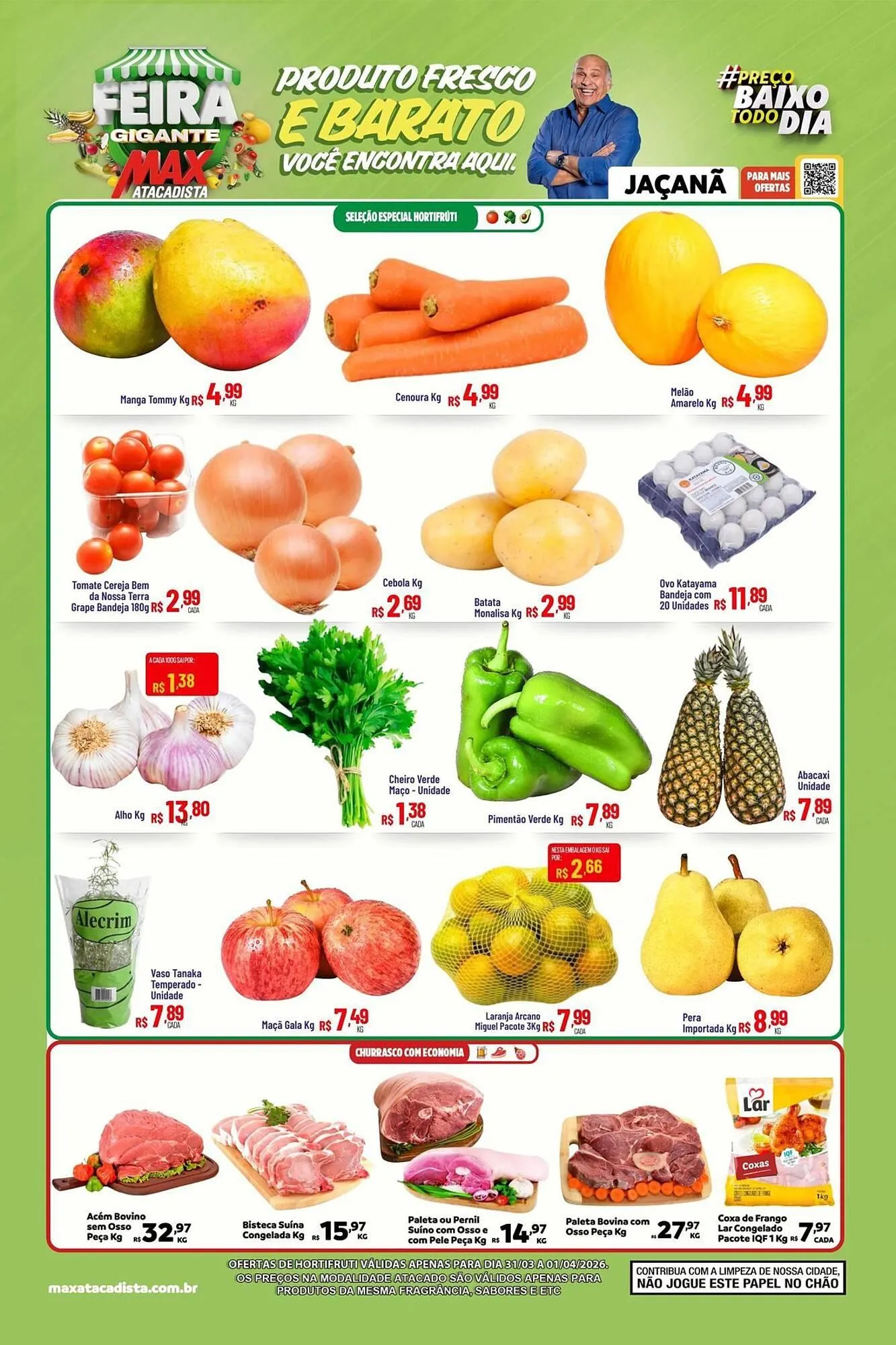 Encarte de Encarte Max Atacadista 31 de março até 1 de abril 2026 - Pagina 1