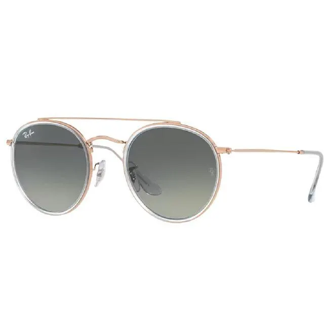 Óculos de sol Ray Ban, modelo RB3647NL, cor Cobre com Cinza, tamanho 51