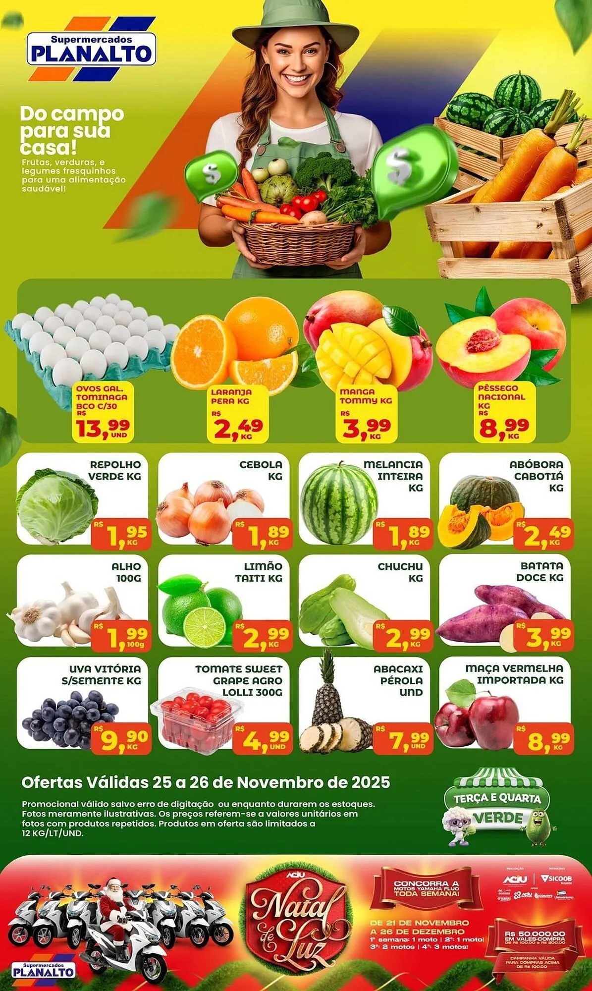 Encarte de Catálogo Supermercados Planalto 25 de novembro até 26 de novembro 2025 - Pagina 1