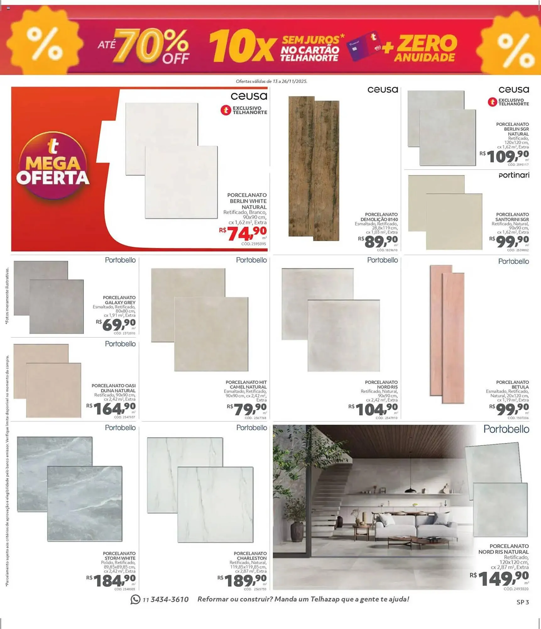 Encarte de Catálogo Telhanorte 13 de novembro até 27 de novembro 2025 - Pagina 3