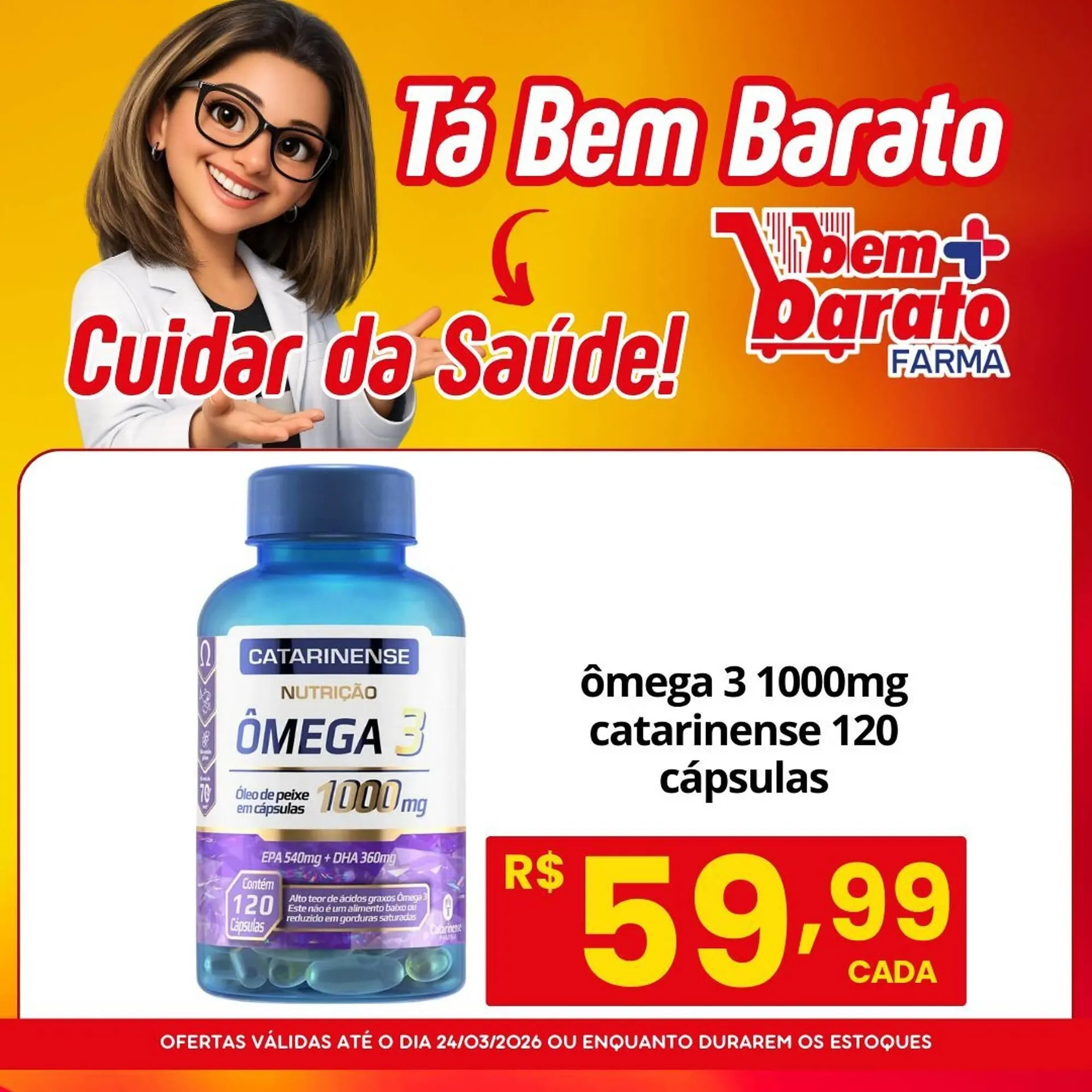 Encarte de Catálogo Supermercado Bem Barato 22 de março até 24 de março 2026 - Pagina 3